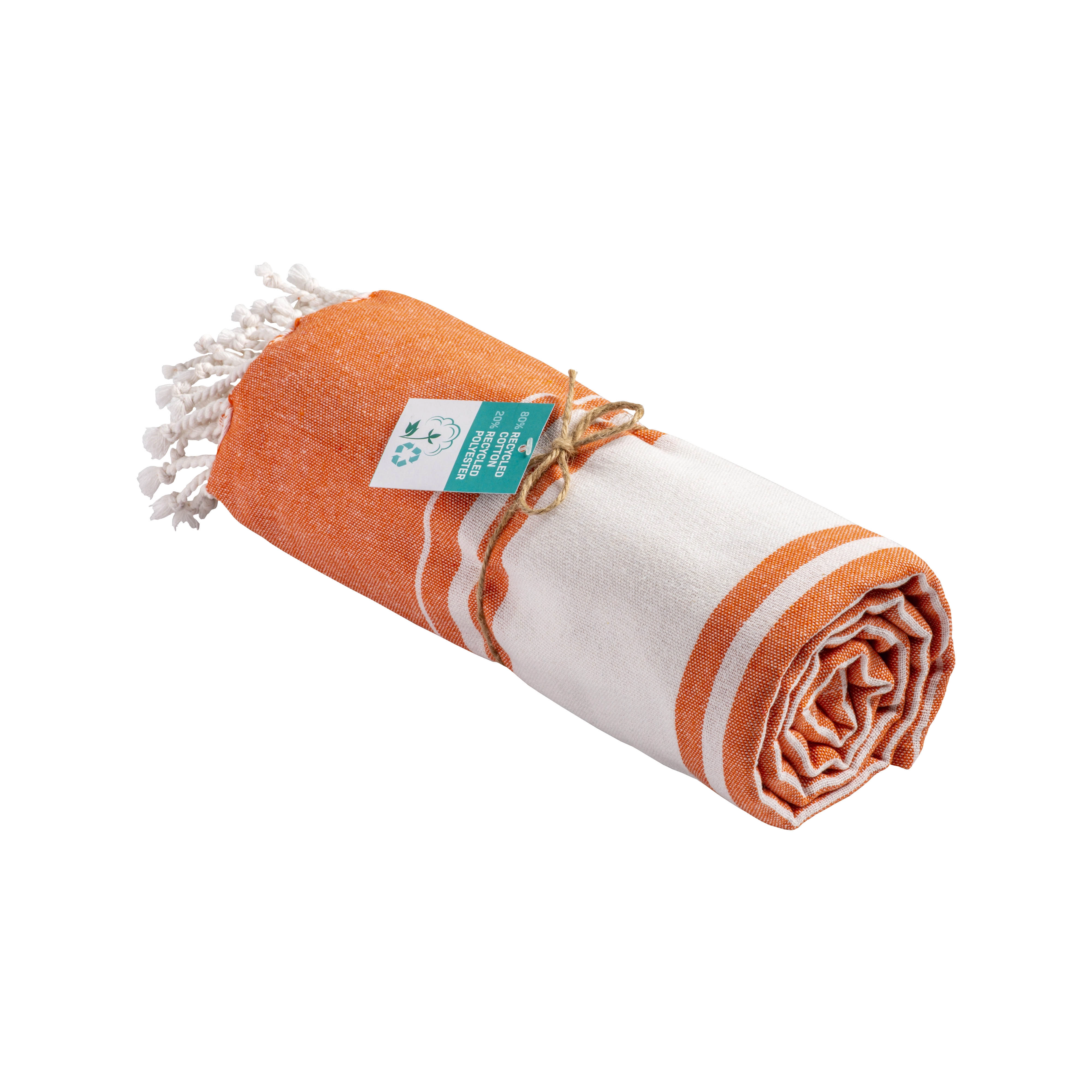 Immagine Telo mare in cotone riciclato da 150 g/m2 certificato GRS