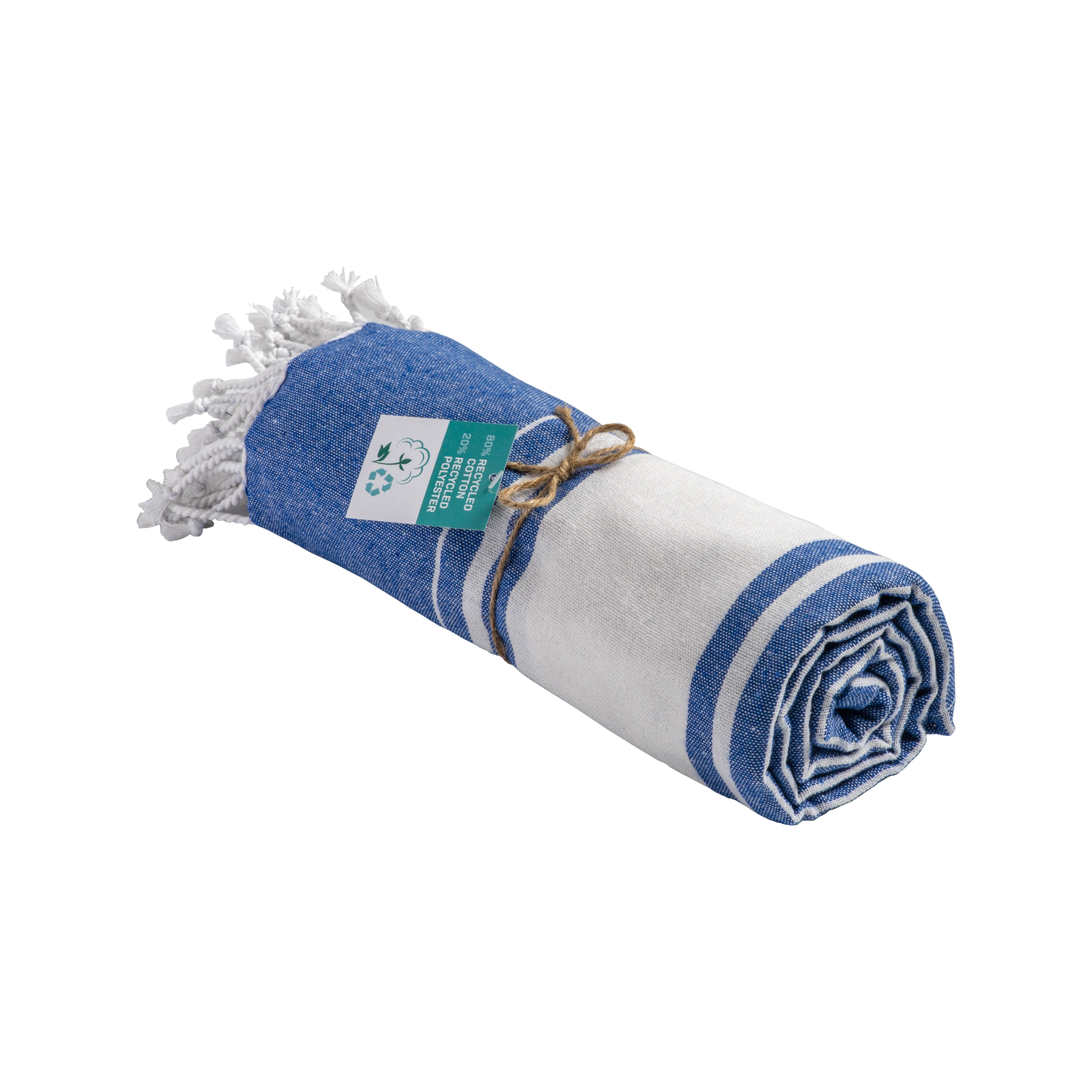 Immagine Telo mare in cotone riciclato da 150 g/m2 certificato GRS