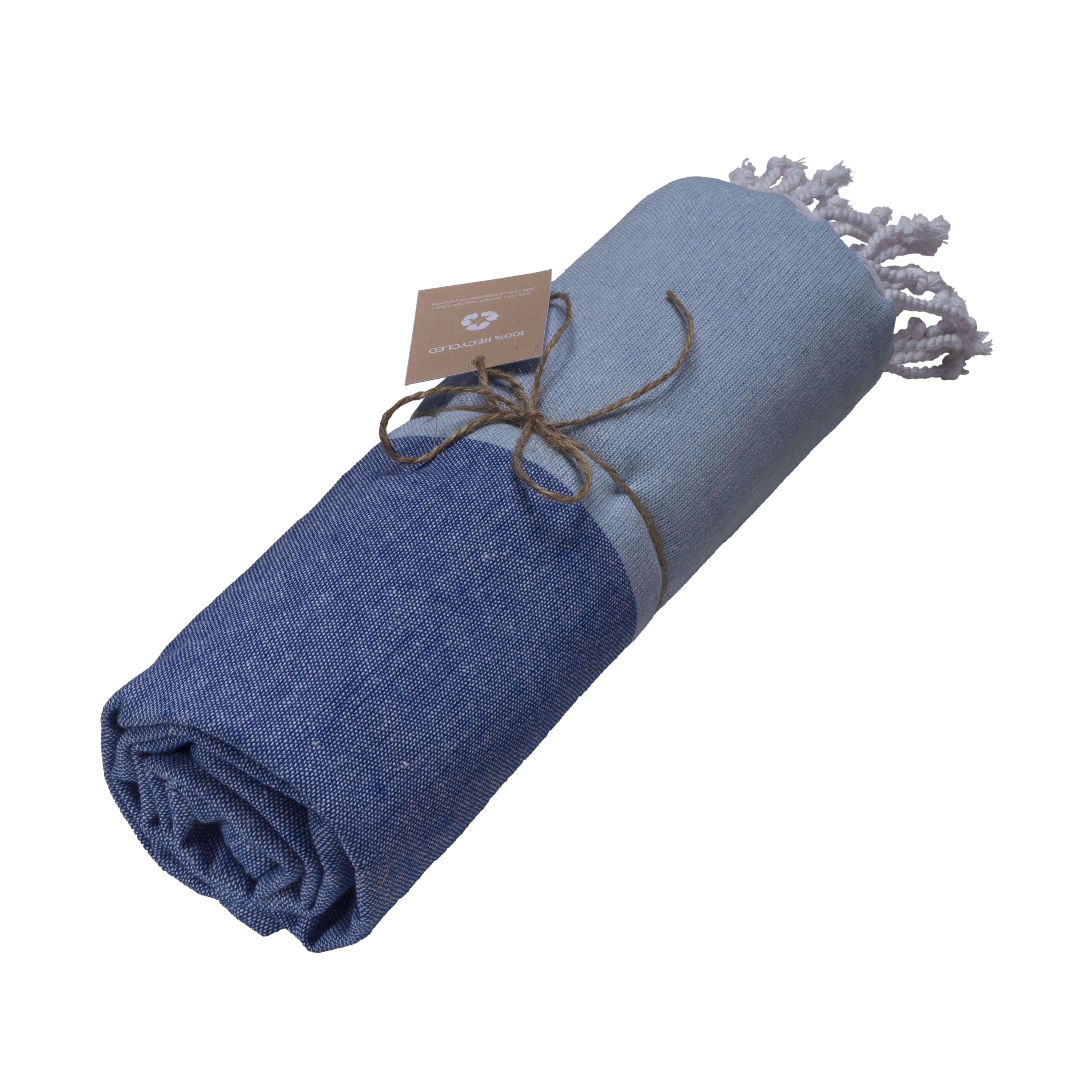 Immagine Telo mare in cotone riciclato 180 g/m2 certificato GRS