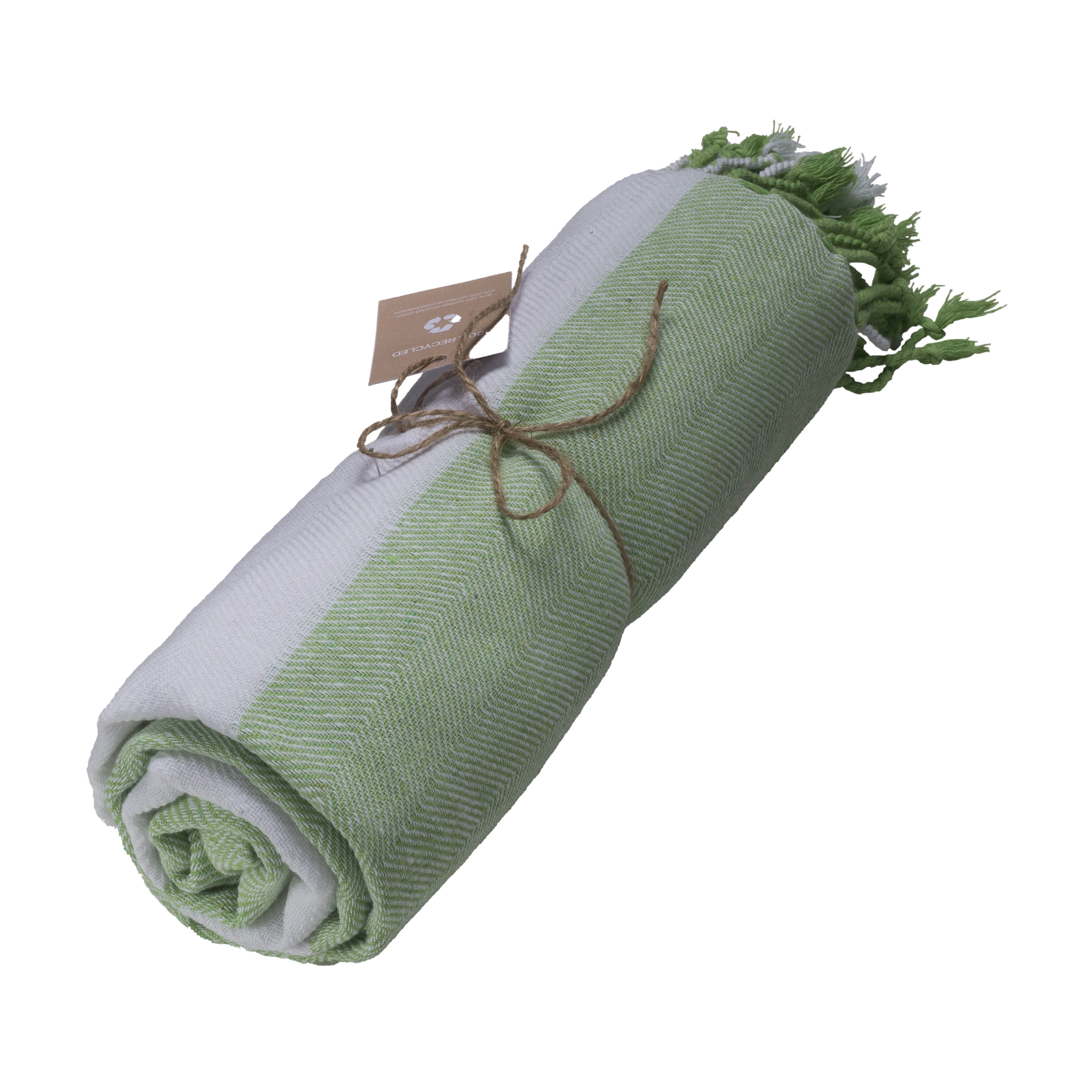 Immagine Telo mare in cotone riciclato 180 g/m2 certificato GRS