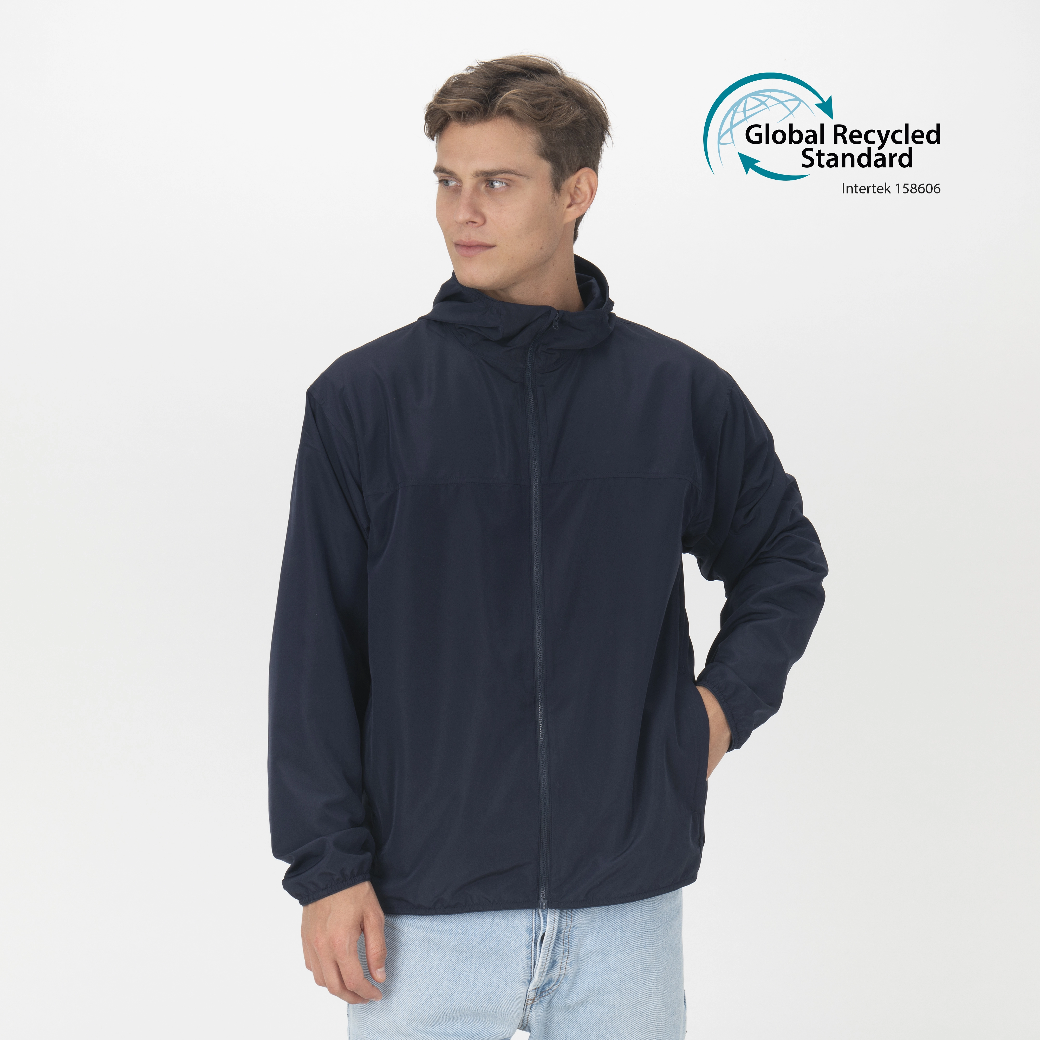 Immagine Giacca leggera unisex in tessuto 100% rigenerato da 75 g/m2 (100% poliestere riciclato)