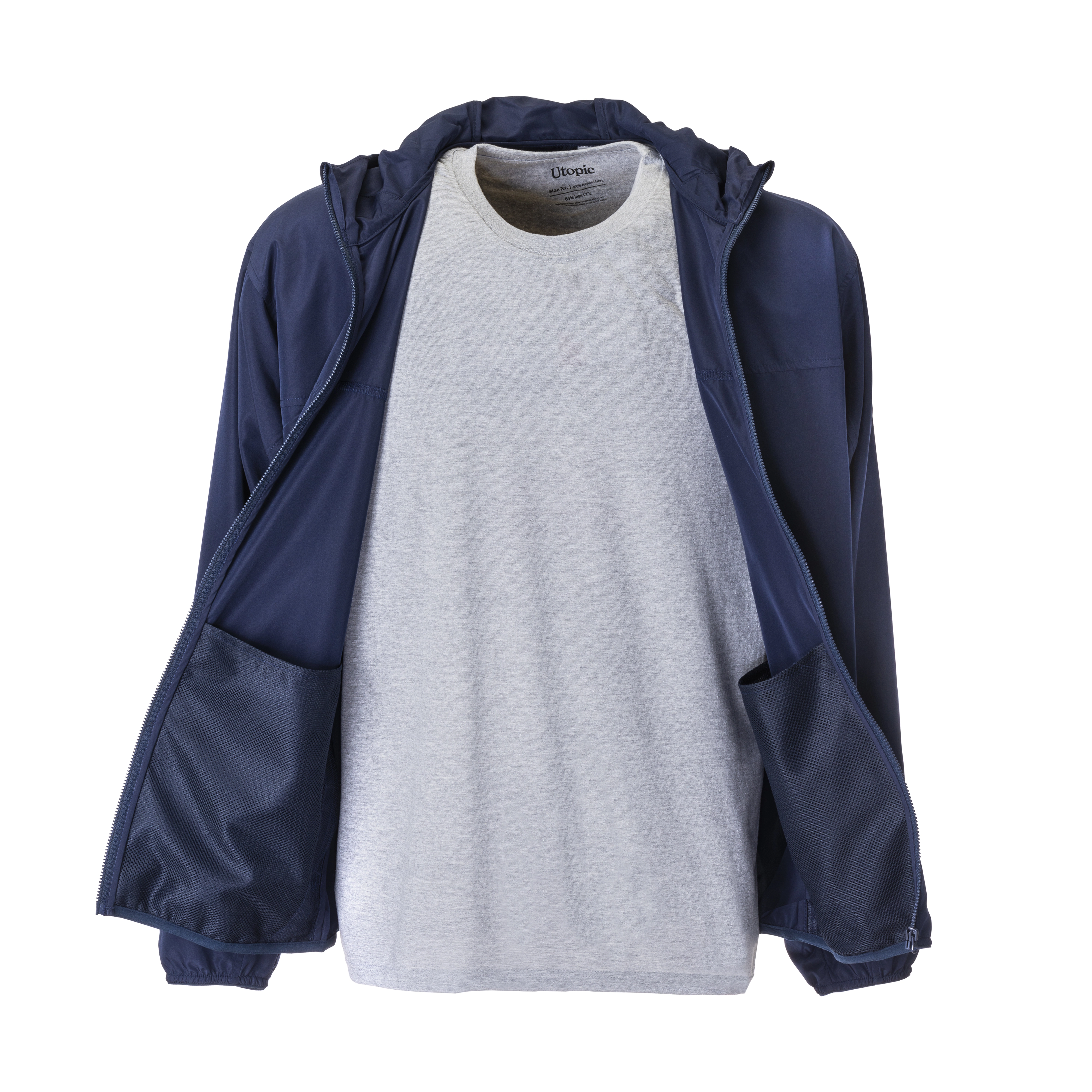 Immagine Giacca leggera unisex in tessuto 100% rigenerato da 75 g/m2 (100% poliestere riciclato)