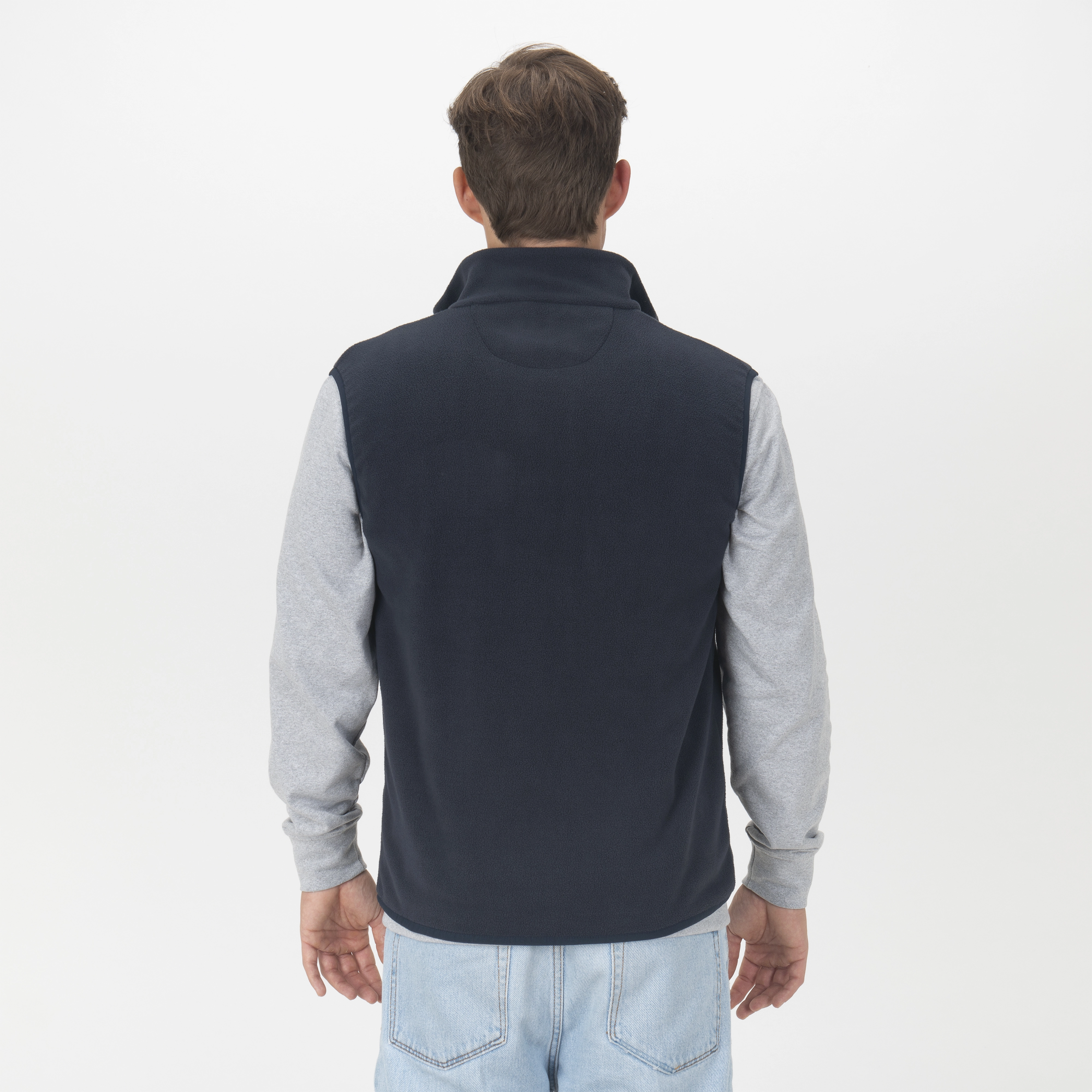 Immagine Smanicato in micropile unisex in tessuto 100% rigenerato da 240 g/m2 (100% poliestere ric.