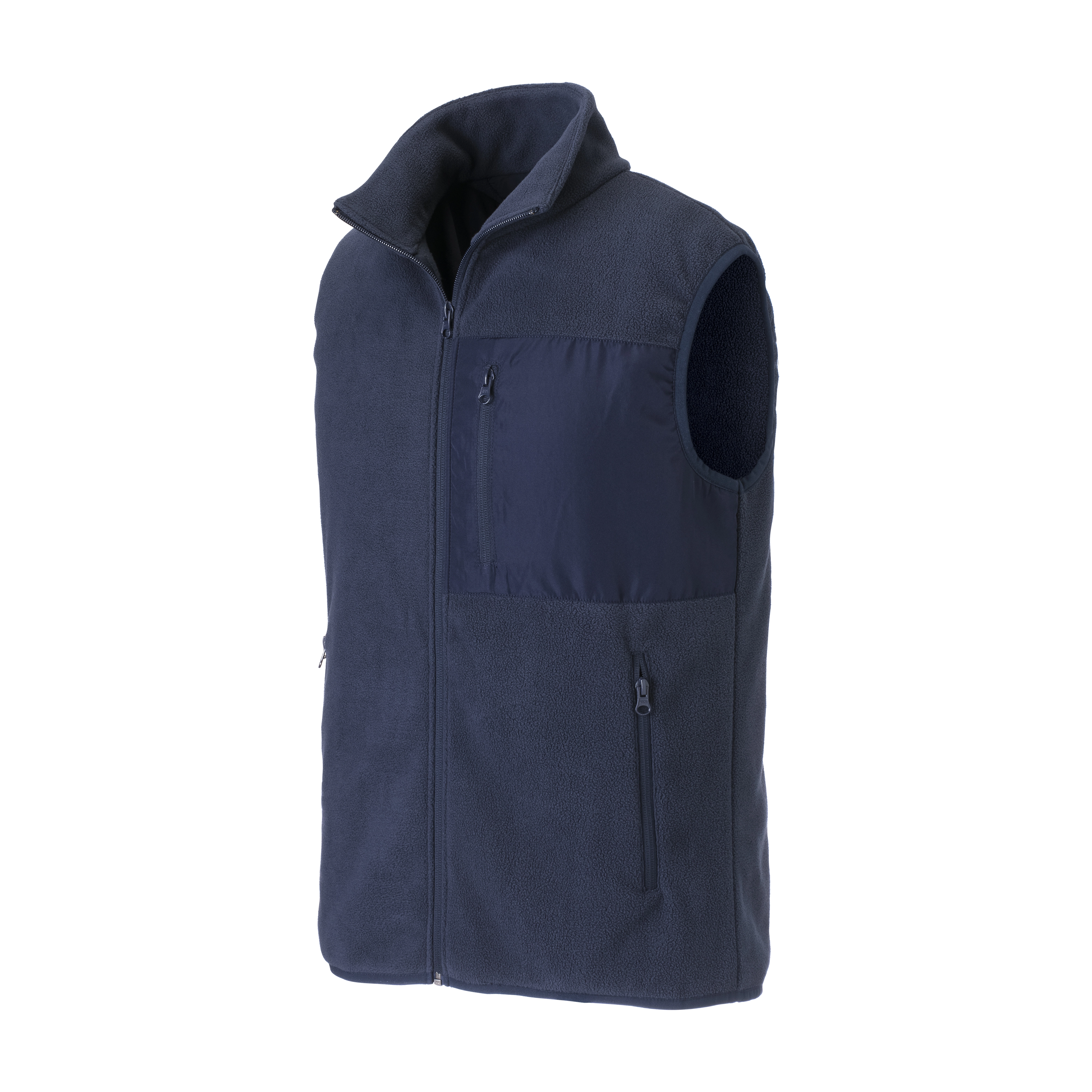 Immagine Smanicato in micropile unisex in tessuto 100% rigenerato da 240 g/m2 (100% poliestere ric.