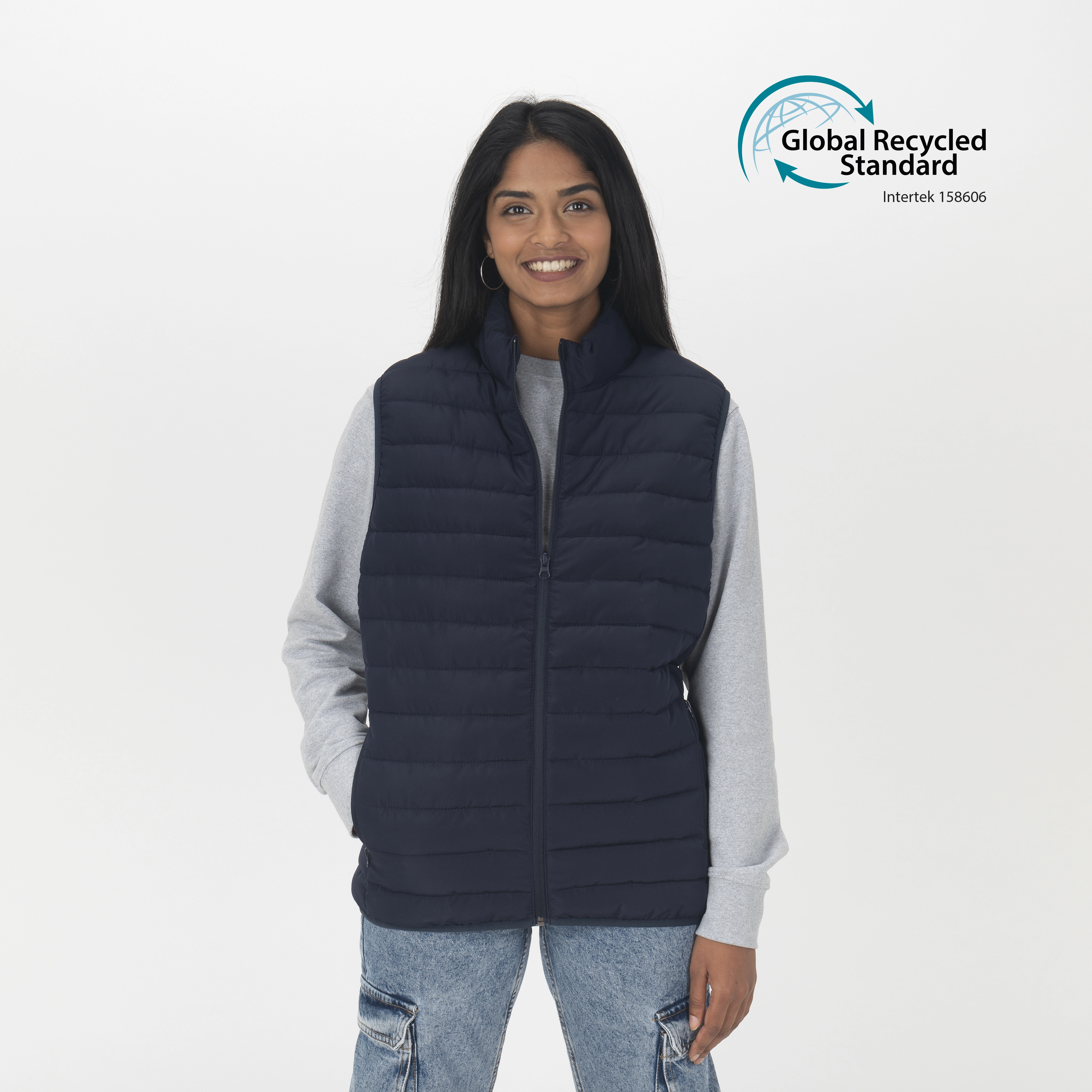 Immagine Smanicato trapuntato unisex esterno 100% rigenerato da 75 g/m2 (100% poliestere ricicl.)