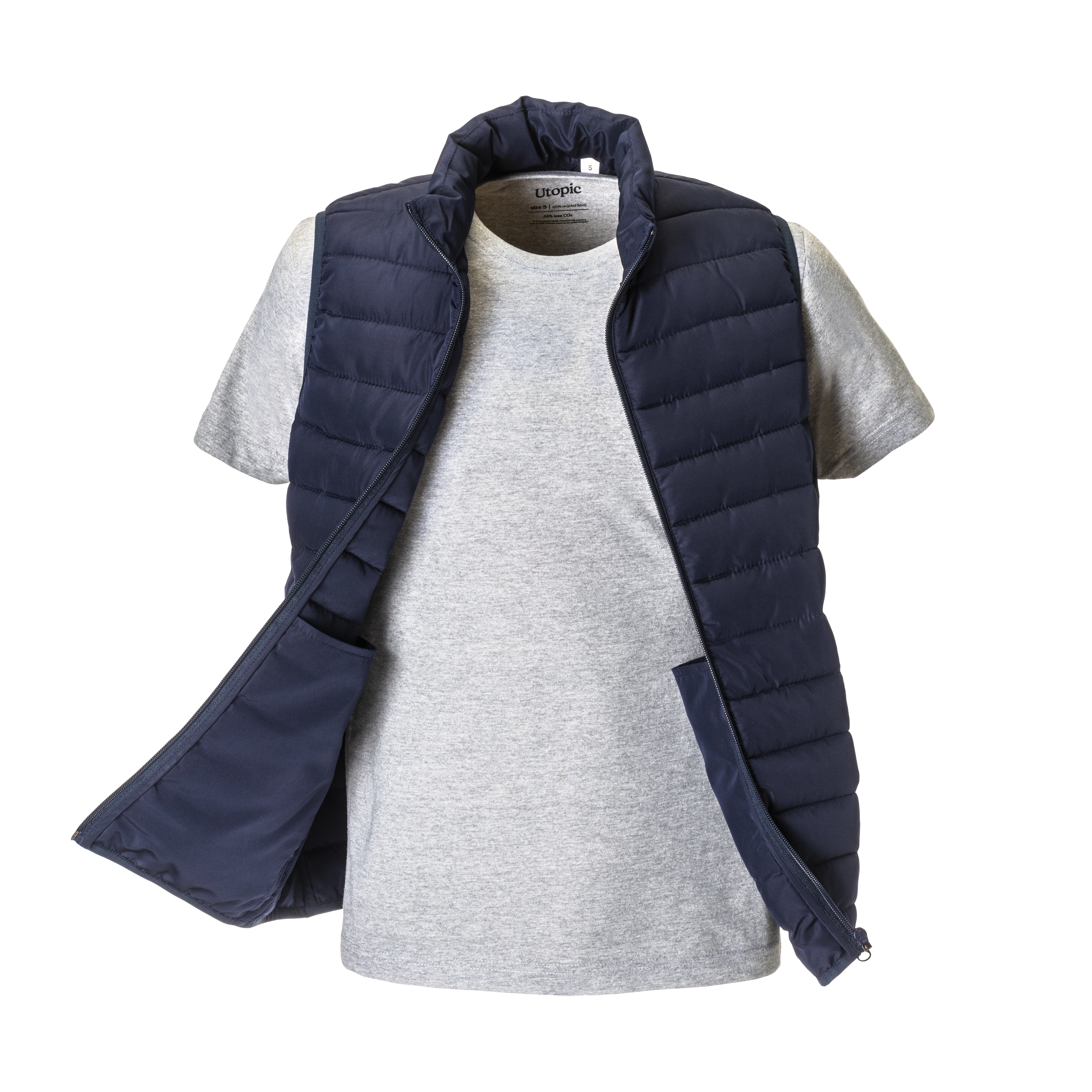 Immagine Smanicato trapuntato unisex esterno 100% rigenerato da 75 g/m2 (100% poliestere ricicl.)