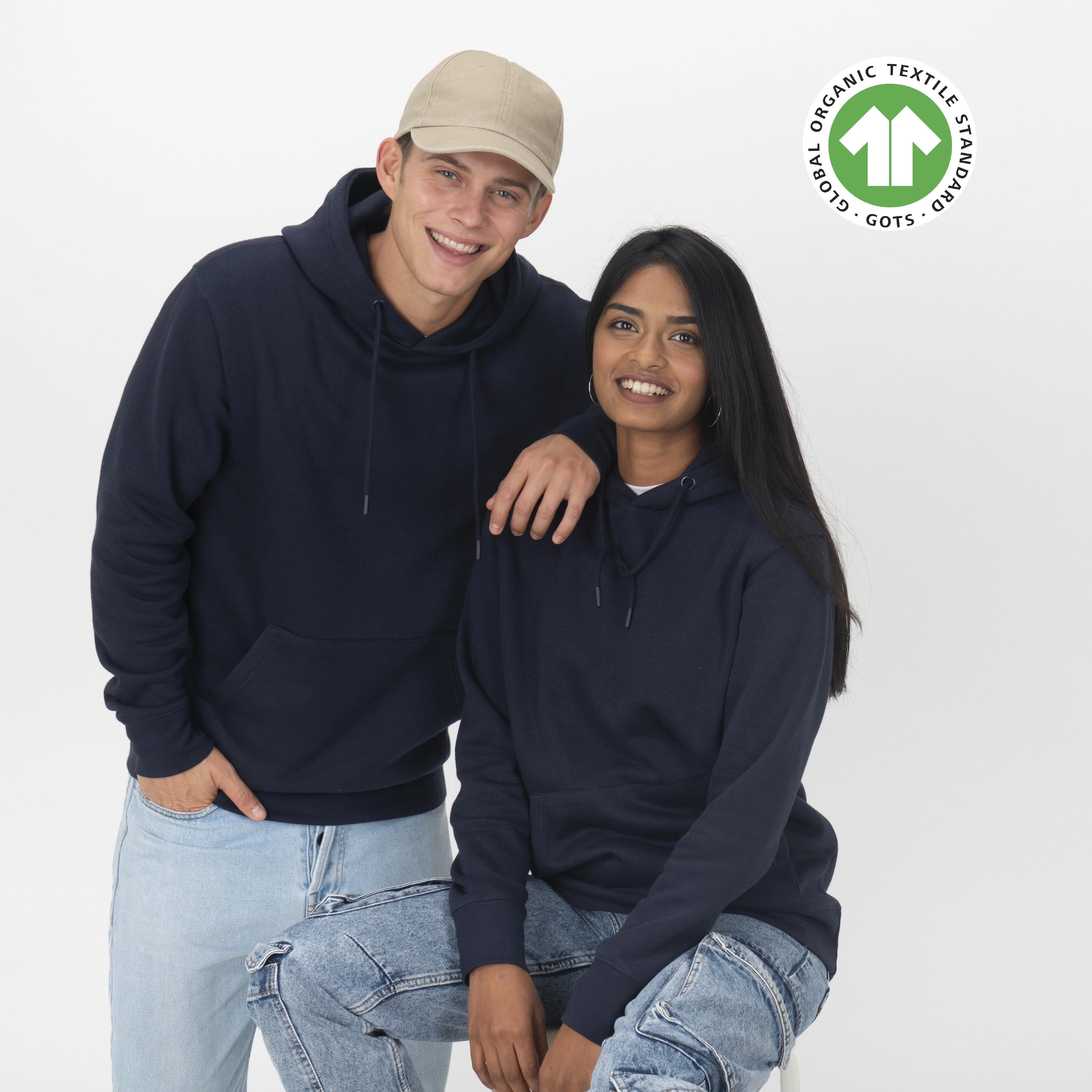 Immagine Felpa unisex in tessuto biologico da 280 g/m2 (80% cotone bio e 20% poliestere ric.)