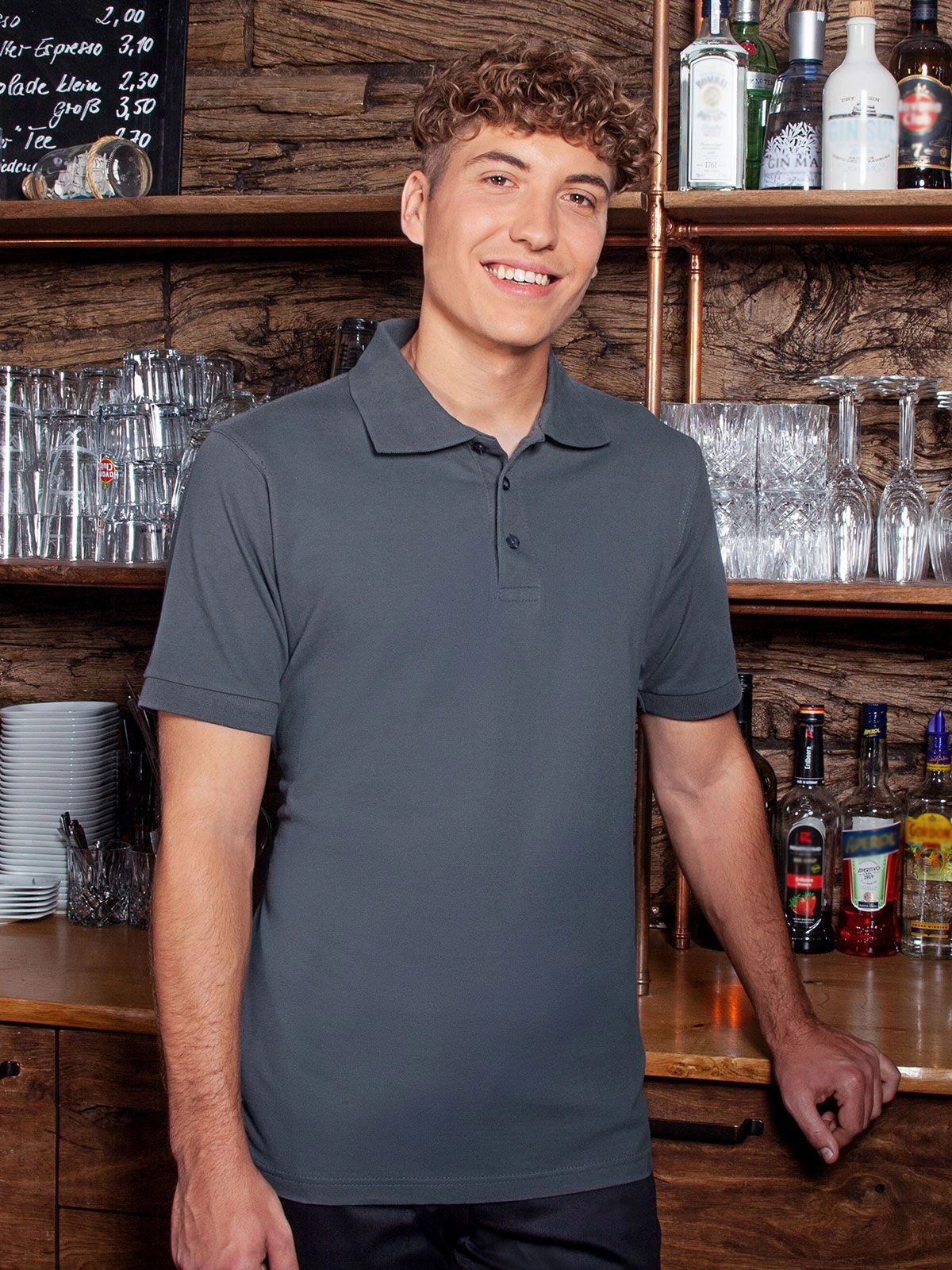 Immagine Men's Workwear Polo Shirt Basic