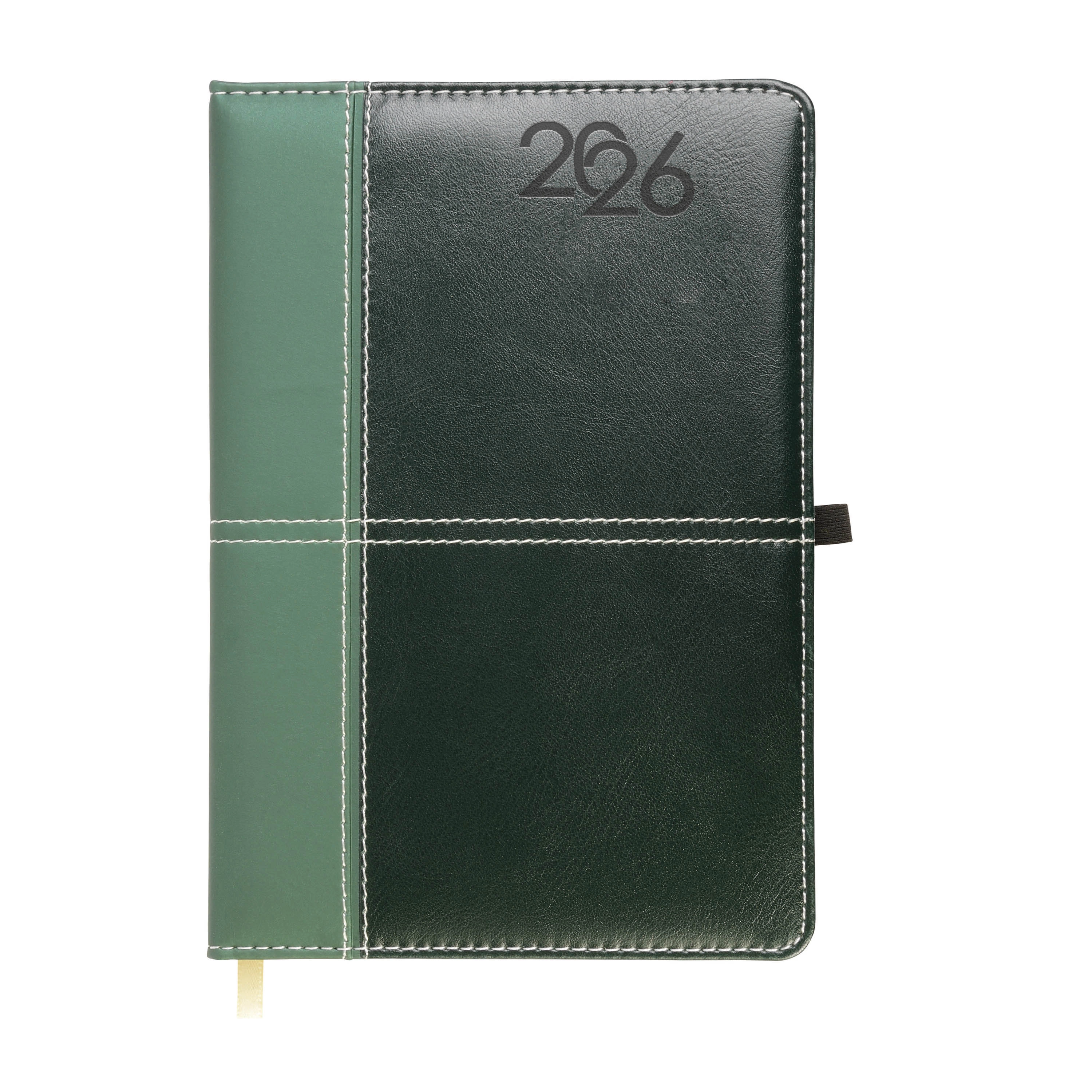 Immagine Agenda settimanale 2026, copertina rigida in PU termovirante con impuntura perimetrale