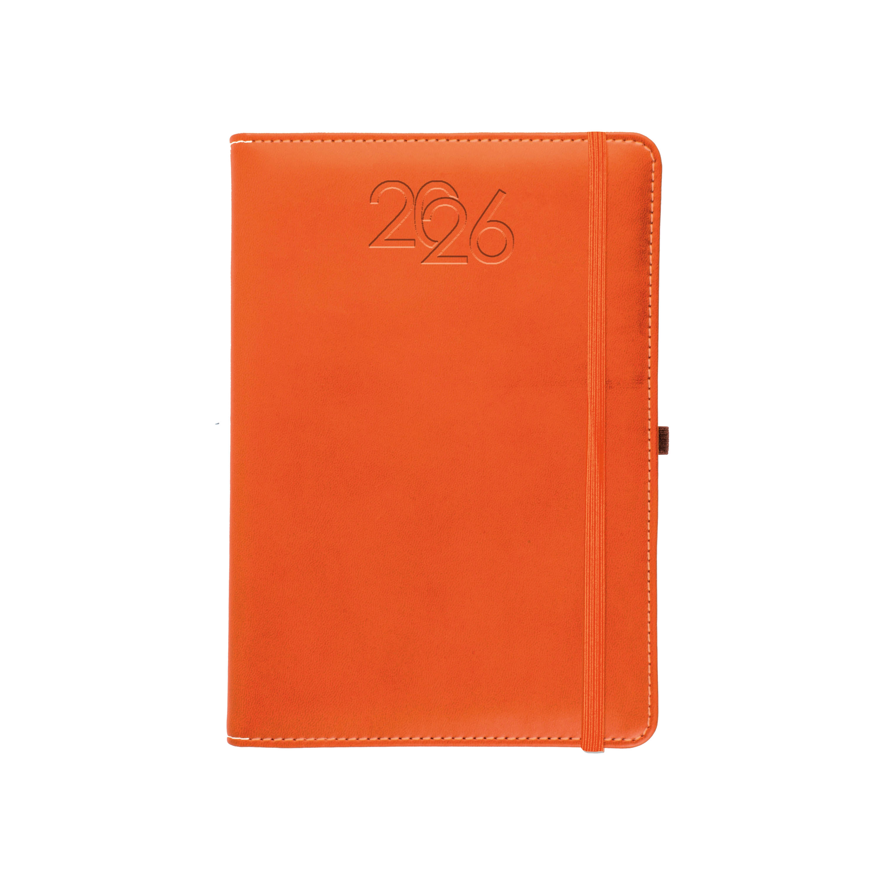 Immagine Agenda giornaliera 2026, copertina rigida in PU termovirante con impuntura perimetrale