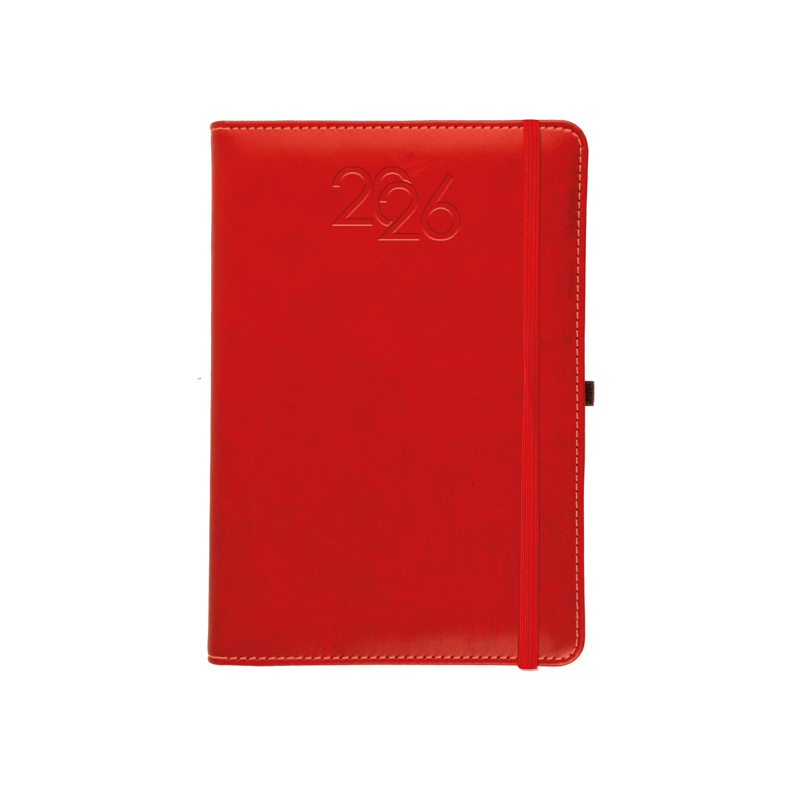 Immagine Agenda giornaliera 2026, copertina rigida in PU termovirante con impuntura perimetrale