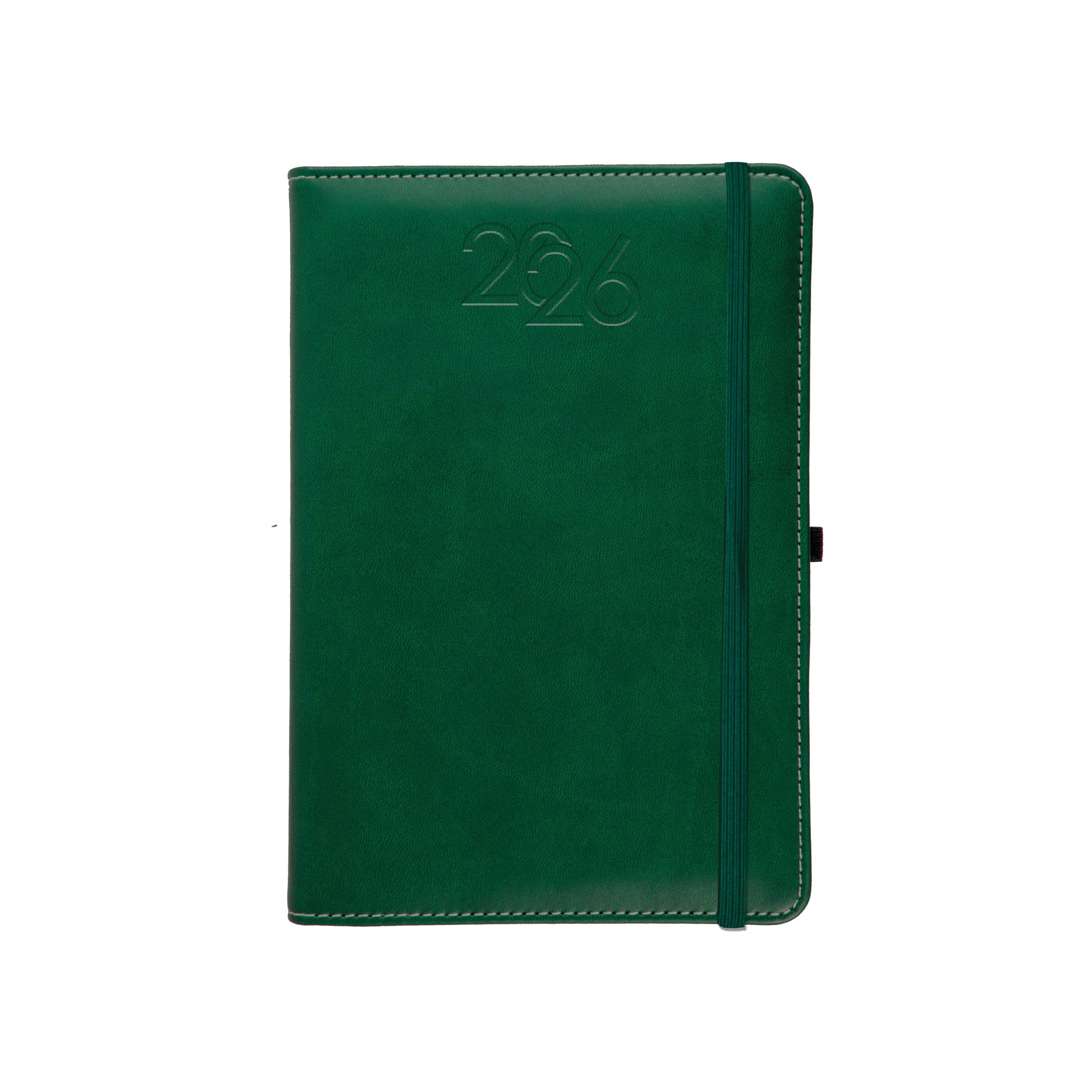 Immagine Agenda giornaliera 2026, copertina rigida in PU termovirante con impuntura perimetrale