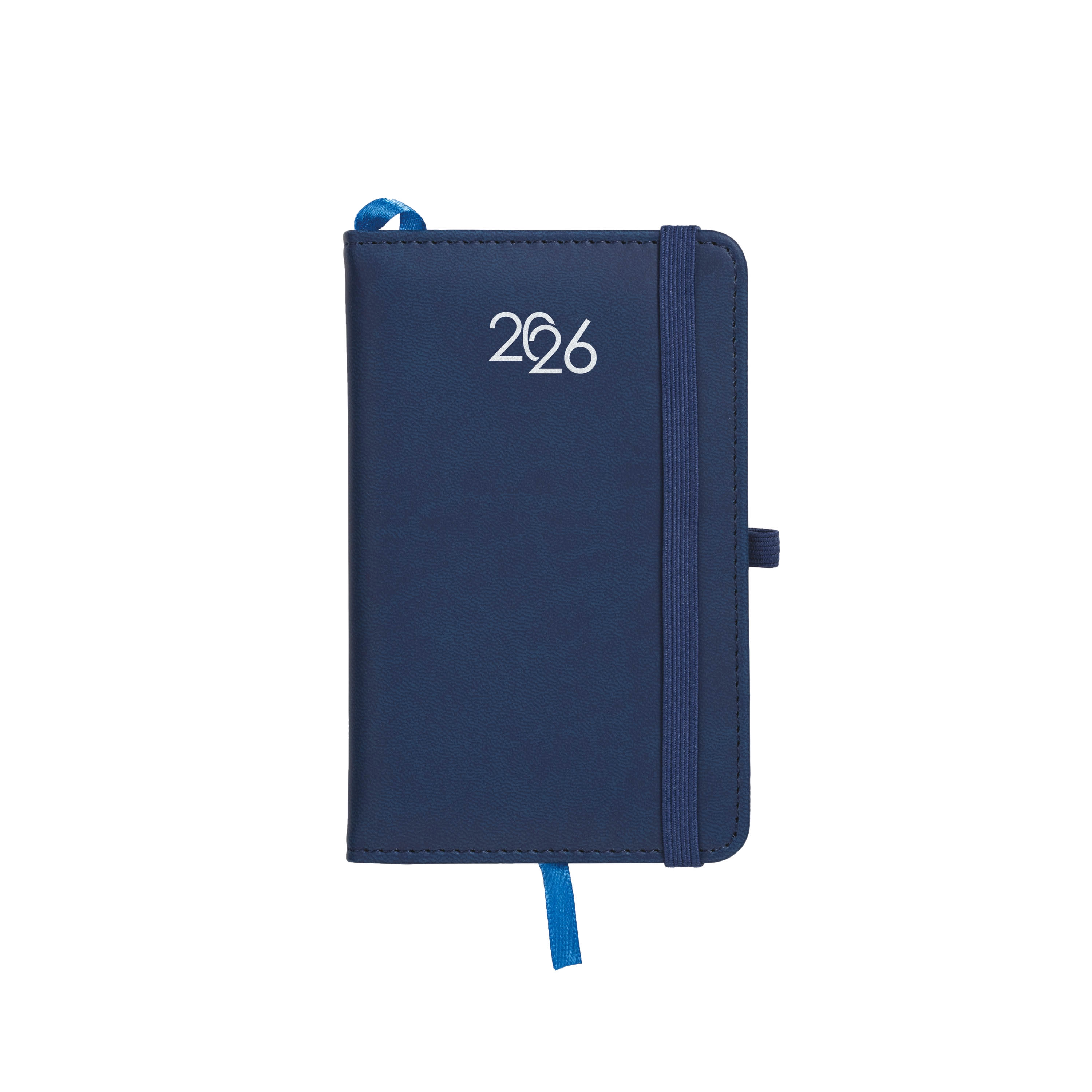 Immagine Agenda tascabile settimanale 2026, copertina rigida in PU termovirante con impuntura