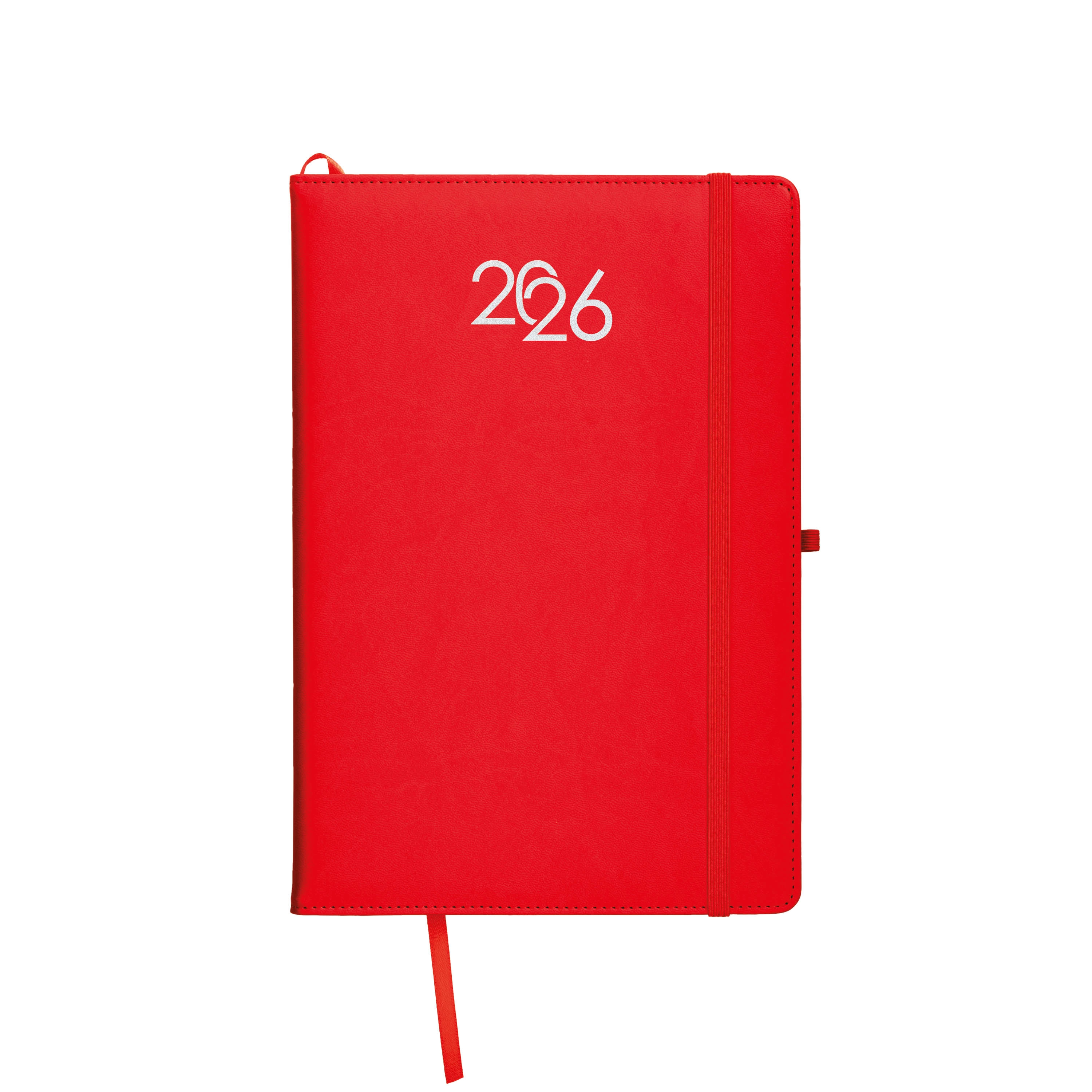 Immagine Agenda settimanale 2026, copertina rigida in PU termovirante con impuntura perimetrale