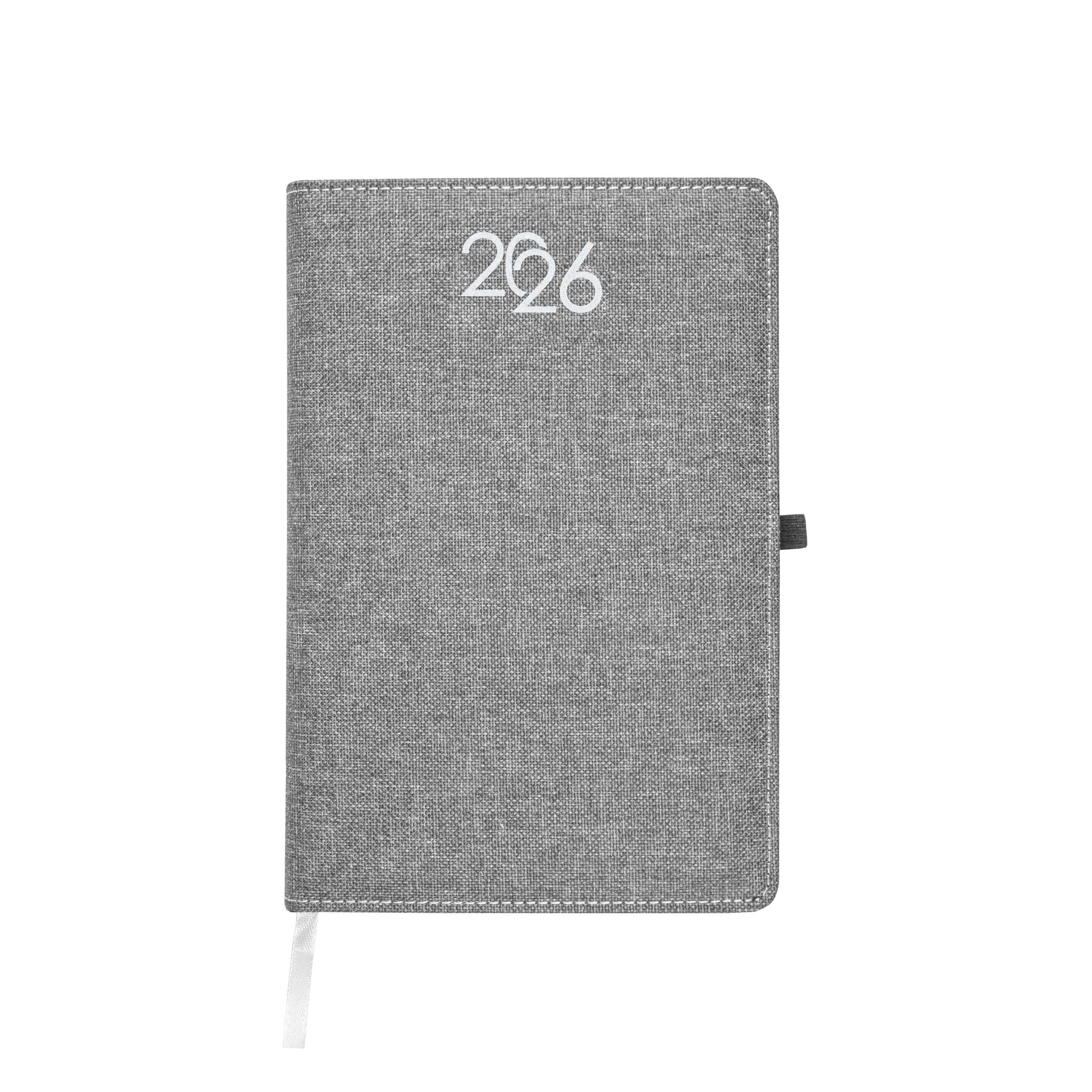 Immagine Agenda giornaliera 2026, copertina rigida in PET riciclato con effetto mélange