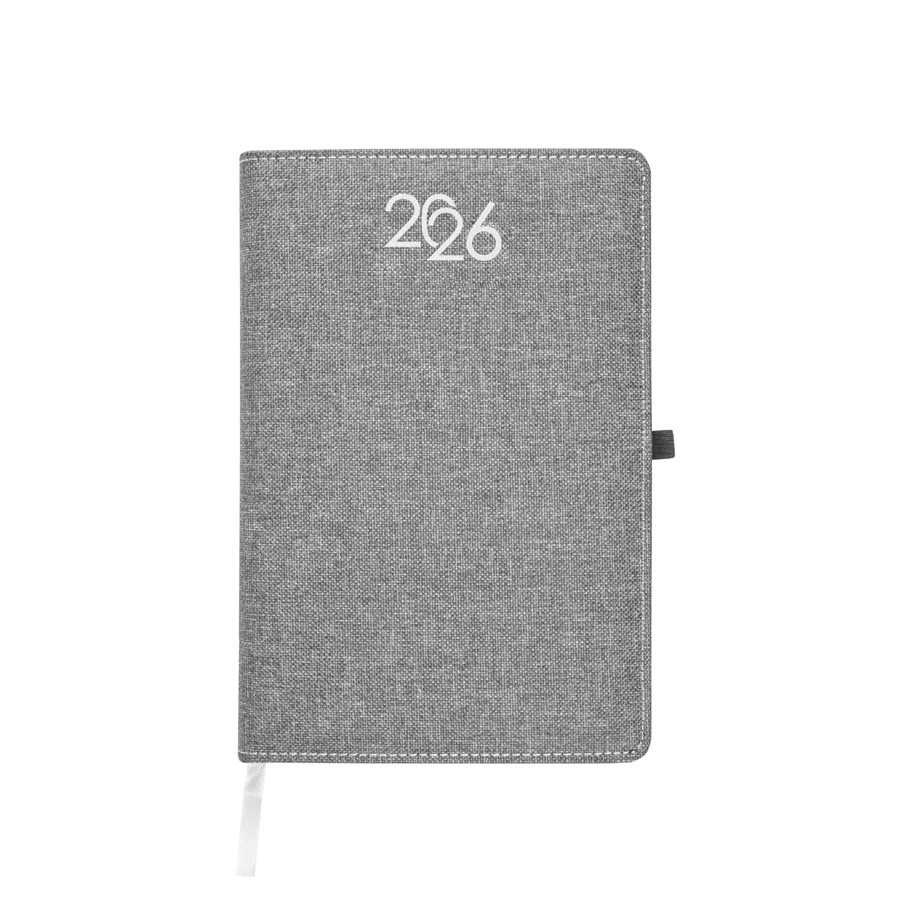 Immagine Agenda settimanale 2026, copertina rigida in PET riciclato con effetto mélange