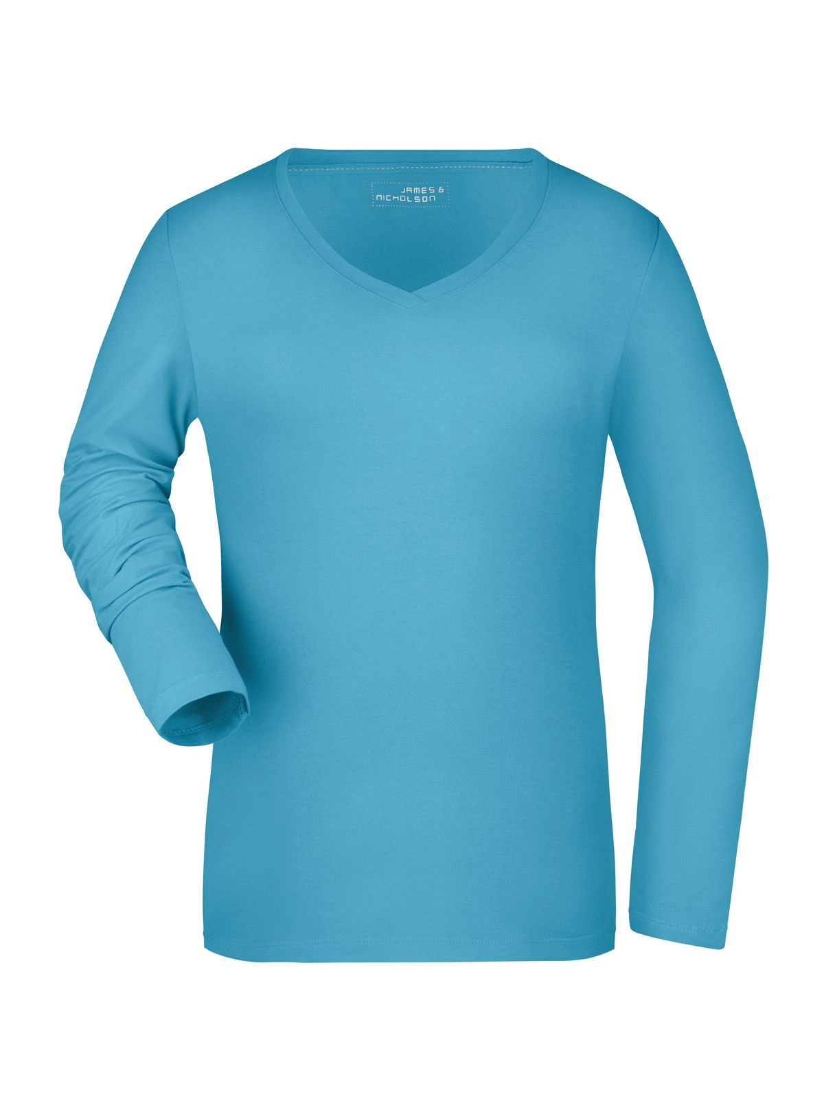 Immagine Ladies' Stretch V-Shirt Long-Sleeved