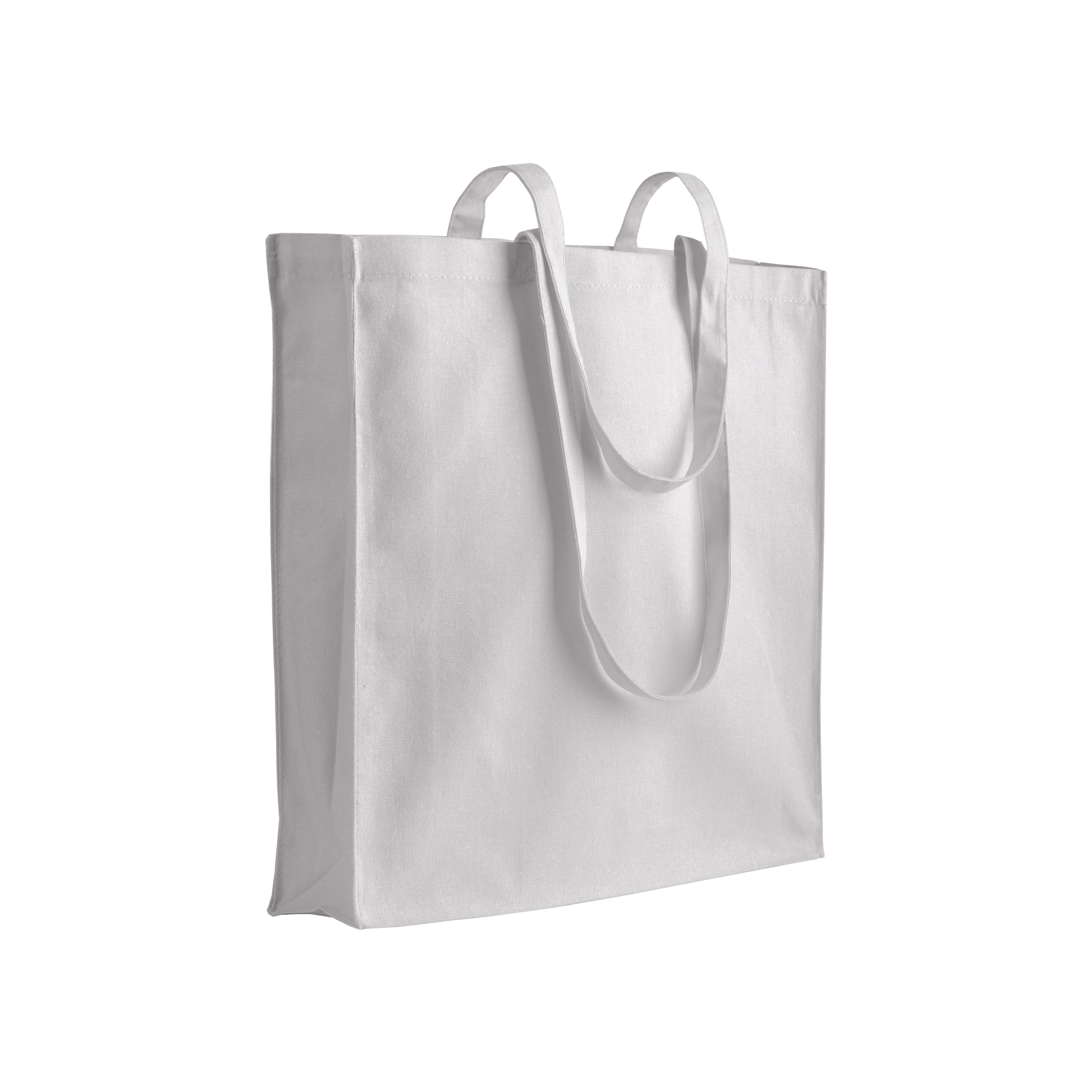 Immagine Borsa shopper a tinta unita in cotone riciclato da 280 g/m2