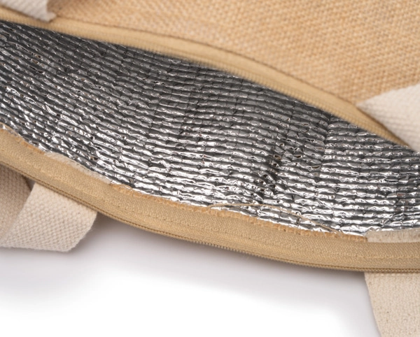 Immagine Borsa termica in cotone (280 g/m²) e iuta. - Morea