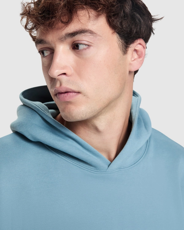 Immagine Felpa unisex oversize con cappuccio foderato - Otto