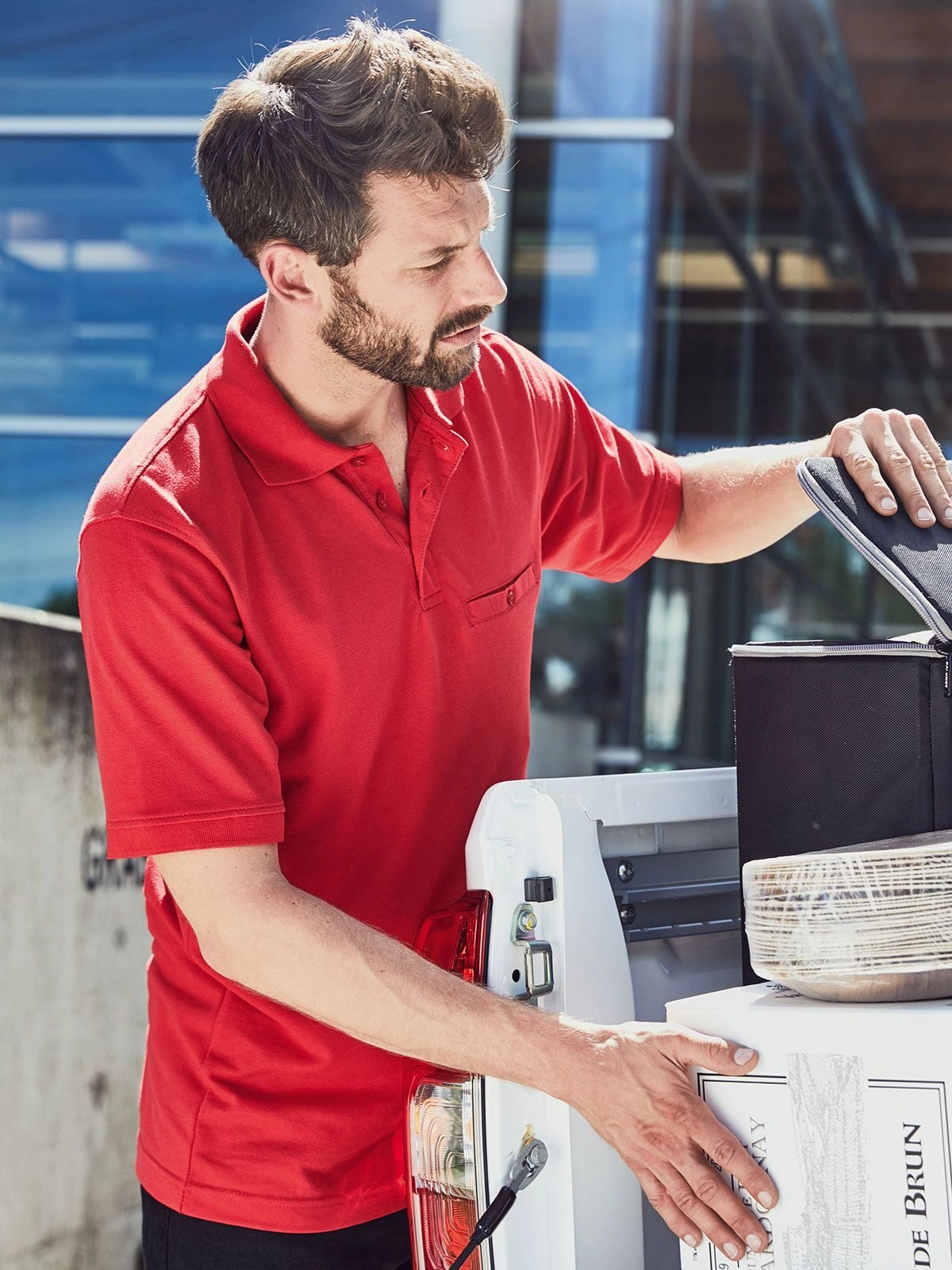 Immagine Men's Workwear Polo Pocket