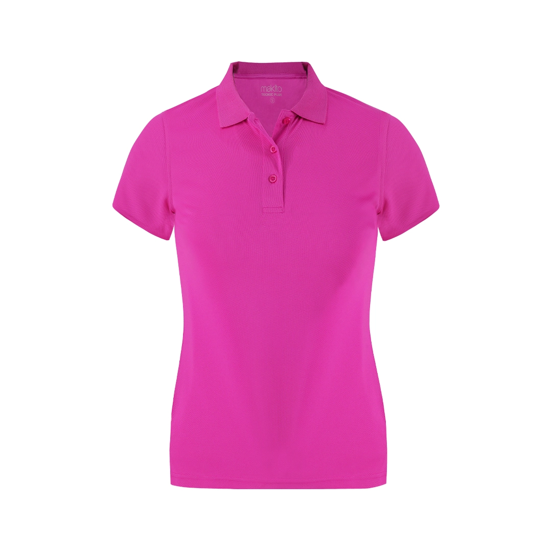 Immagine Polo Donna in tessuto tecnico 100% poliestere -Tecnic Plus