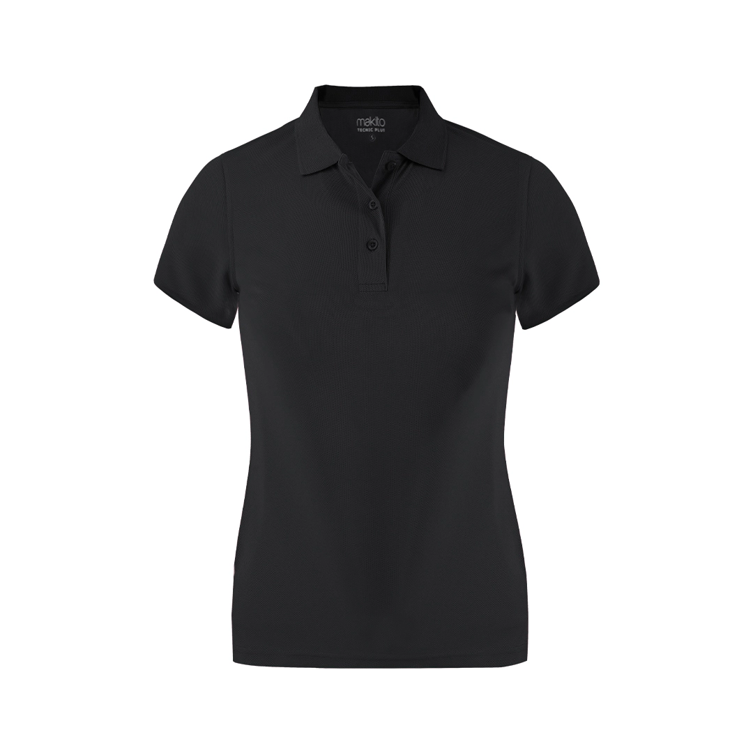 Immagine Polo Donna in tessuto tecnico 100% poliestere -Tecnic Plus