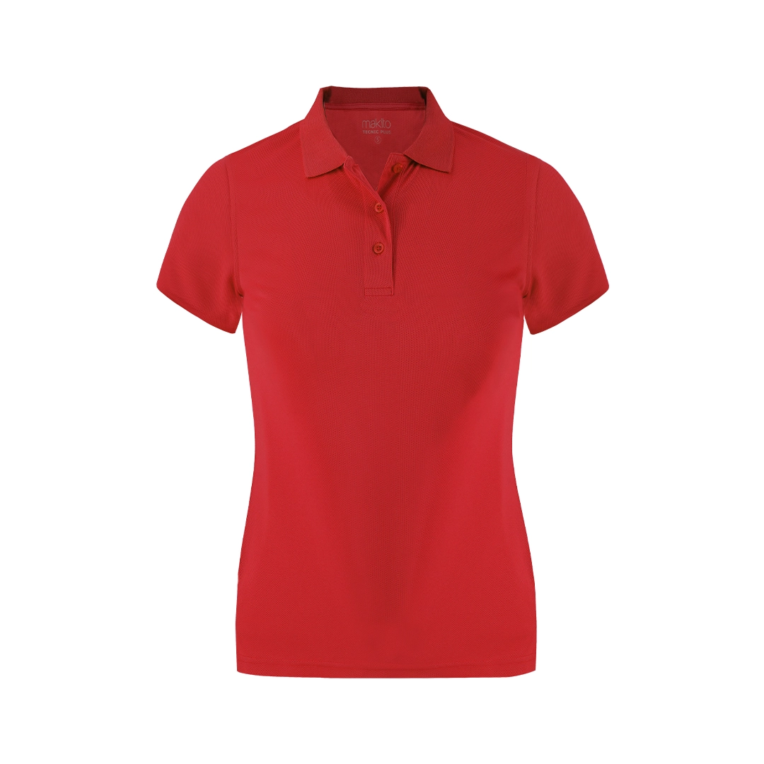 Immagine Polo Donna in tessuto tecnico 100% poliestere -Tecnic Plus