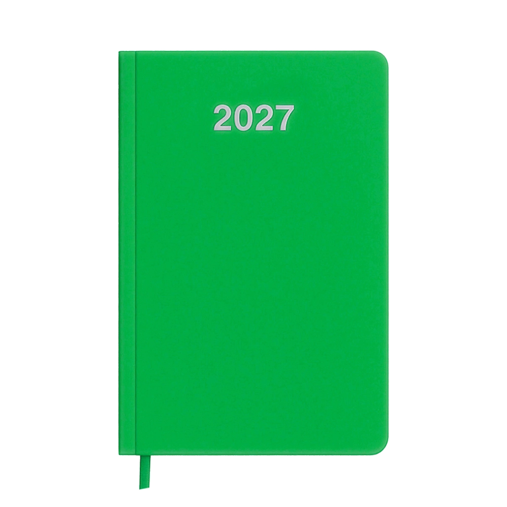 Immagine Agenda tascabile settimanale 2027. Copertina rigida in cartoncino laminato opaco