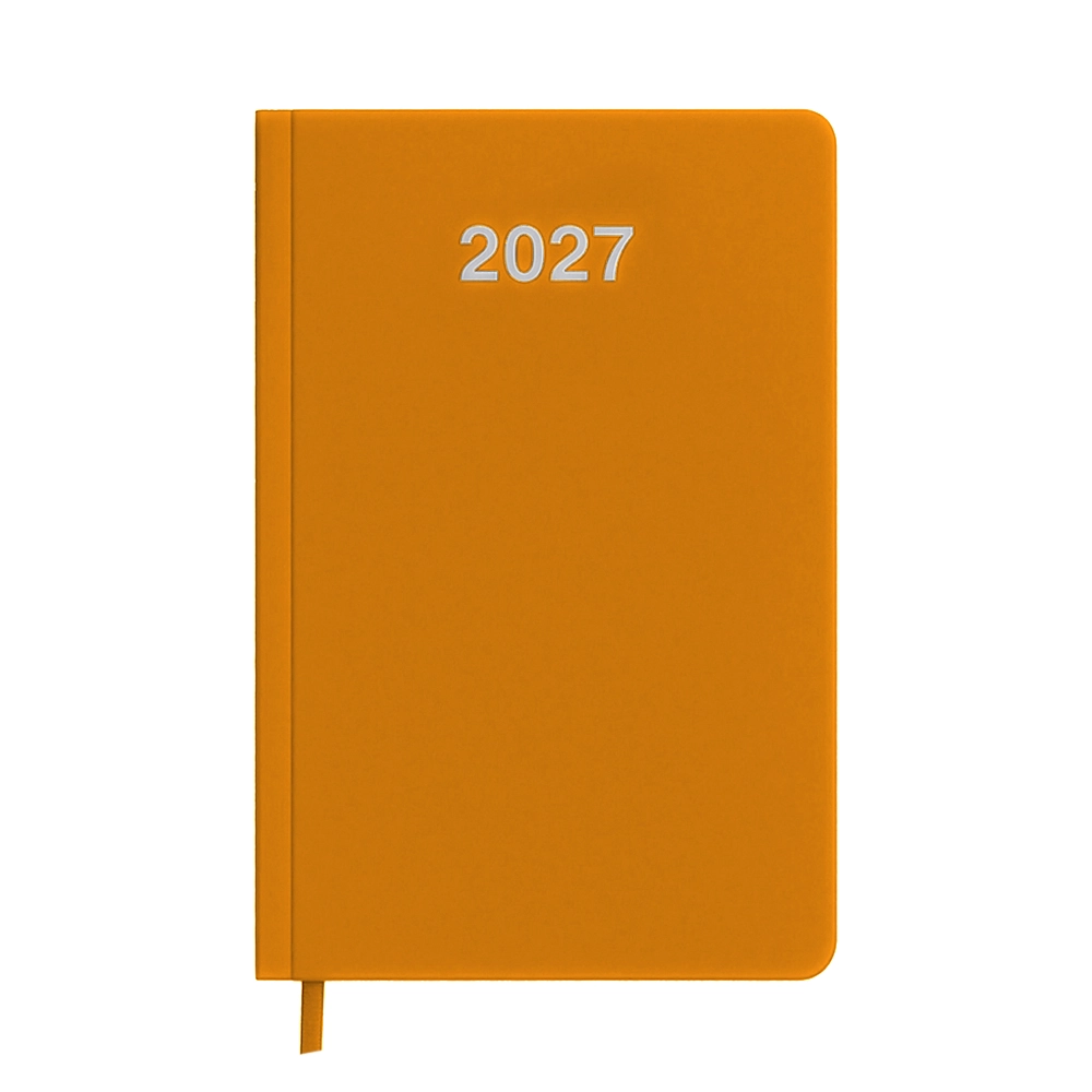 Immagine Agenda giornaliera 2027. Copertina rigida in cartoncino laminato opaco.