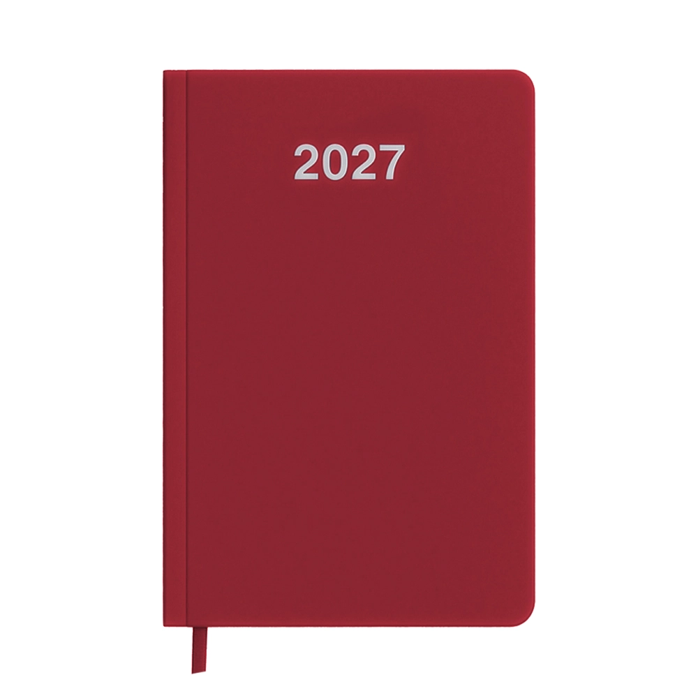 Immagine Agenda giornaliera 2027. Copertina rigida in cartoncino laminato opaco.