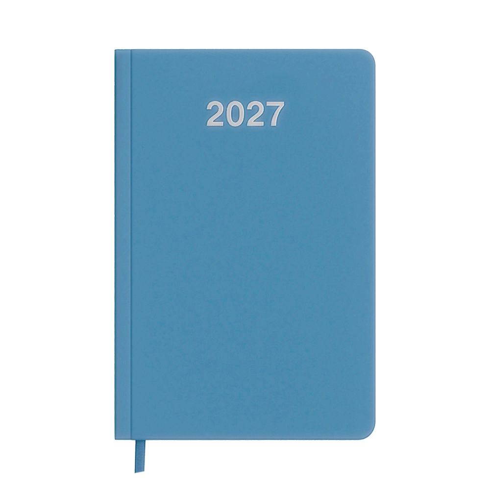 Immagine Agenda giornaliera 2027. Copertina rigida in cartoncino laminato opaco.
