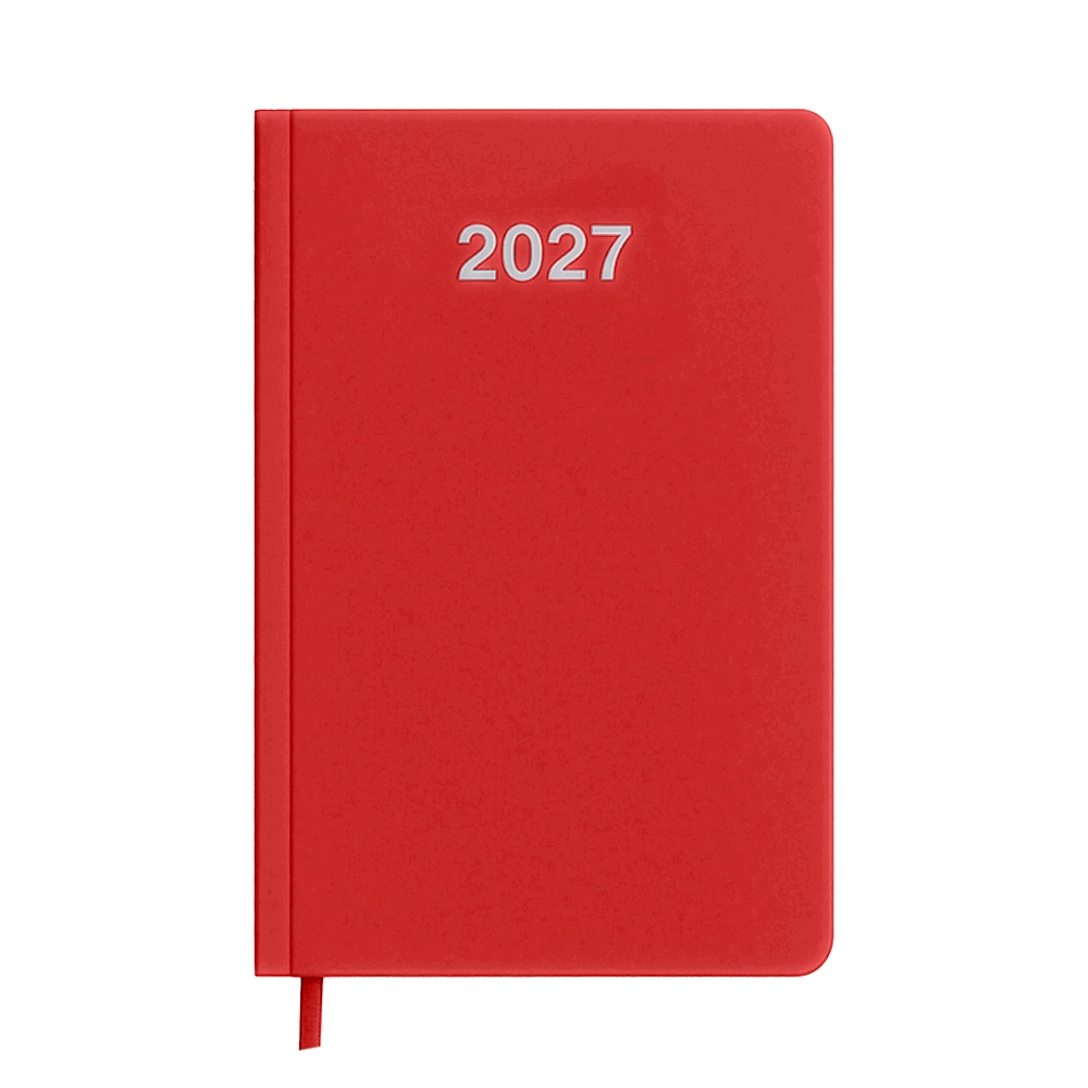 Immagine Agenda giornaliera 2027. Copertina rigida in cartoncino laminato opaco.