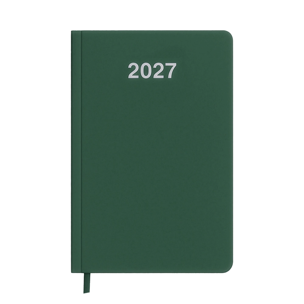 Immagine Agenda giornaliera 2027. Copertina rigida in cartoncino laminato opaco.