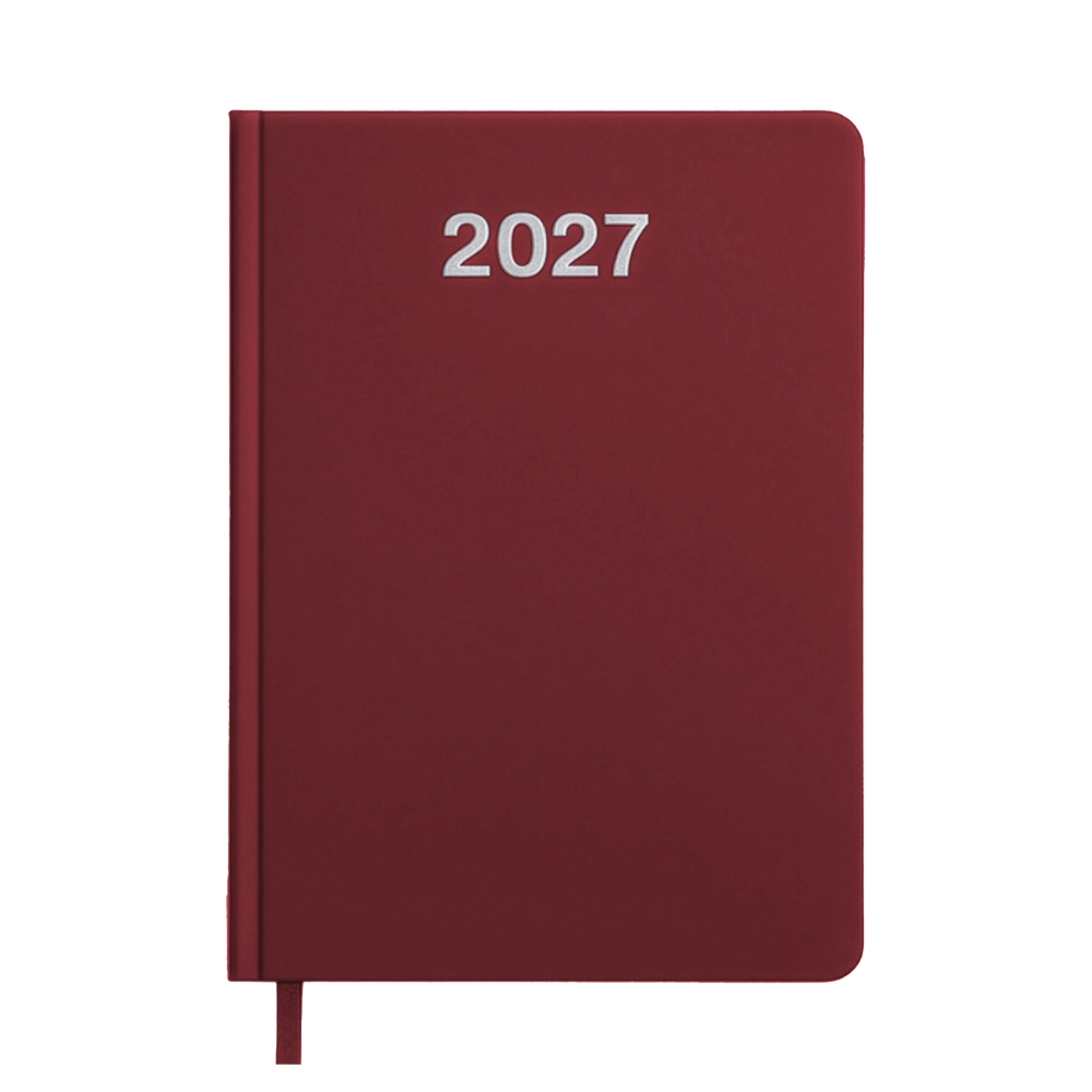 Immagine Agenda giornaliera 2027. Copertina rigida in cartoncino laminato opaco.