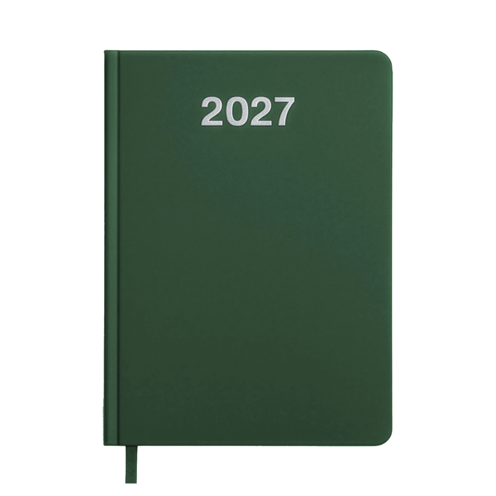 Immagine Agenda giornaliera 2027. Copertina rigida in cartoncino laminato opaco.
