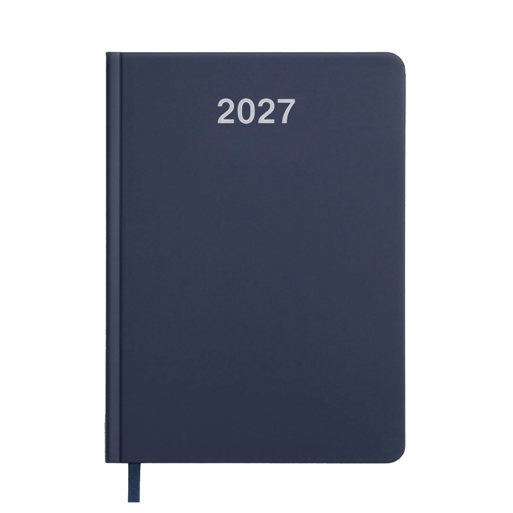Immagine Agenda settimanale 2027. Copertina rigida in cartoncino laminato opaco.