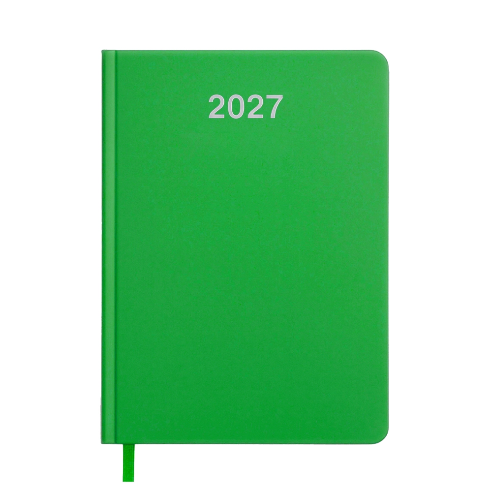 Immagine Agenda settimanale 2027. Copertina rigida in cartoncino laminato opaco.