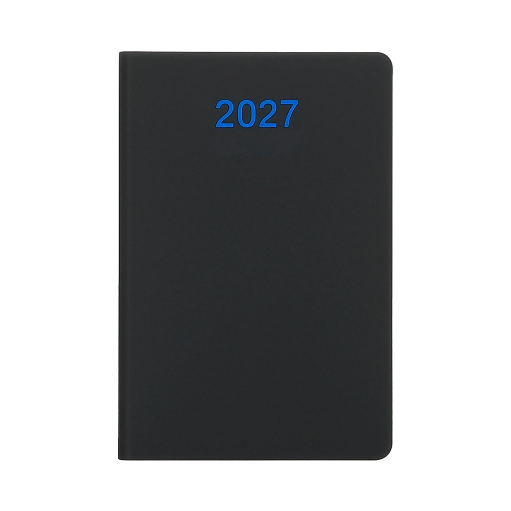 Immagine Agenda giornaliera 2027. Copertina flessibile in soft PU e bordo pagine colorato