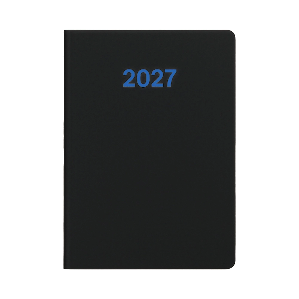 Immagine Agenda settimanale 2027. Copertina flessibile in soft PU e bordo pagine colorato