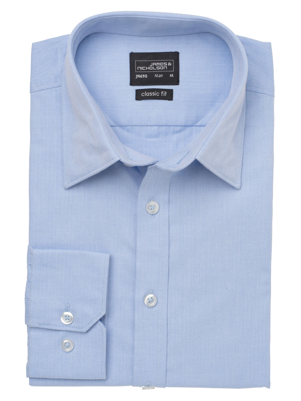 Immagine Men's Shirt Longsleeve Heringbone