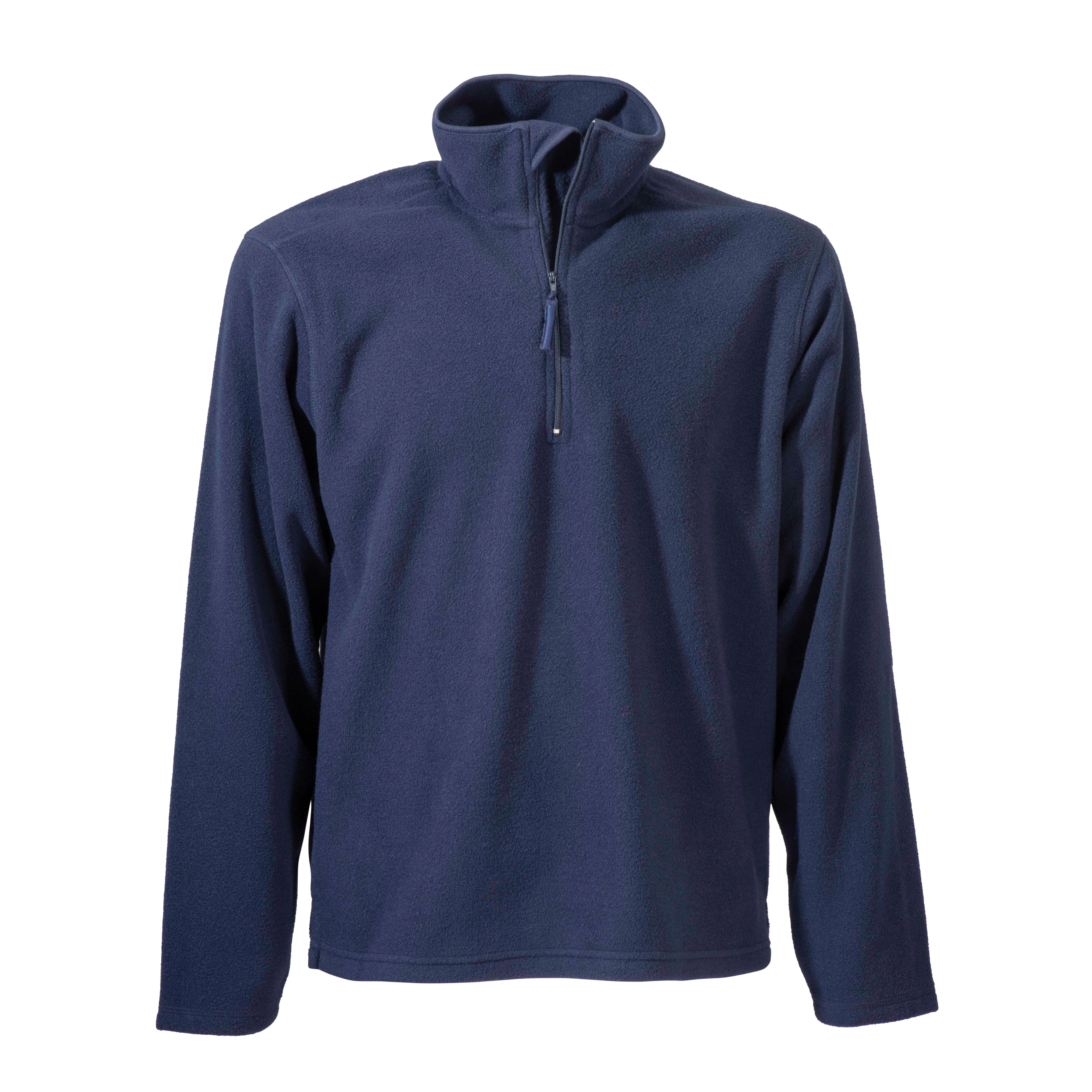 Immagine Felpa da uomo a mezza zip in micropolar