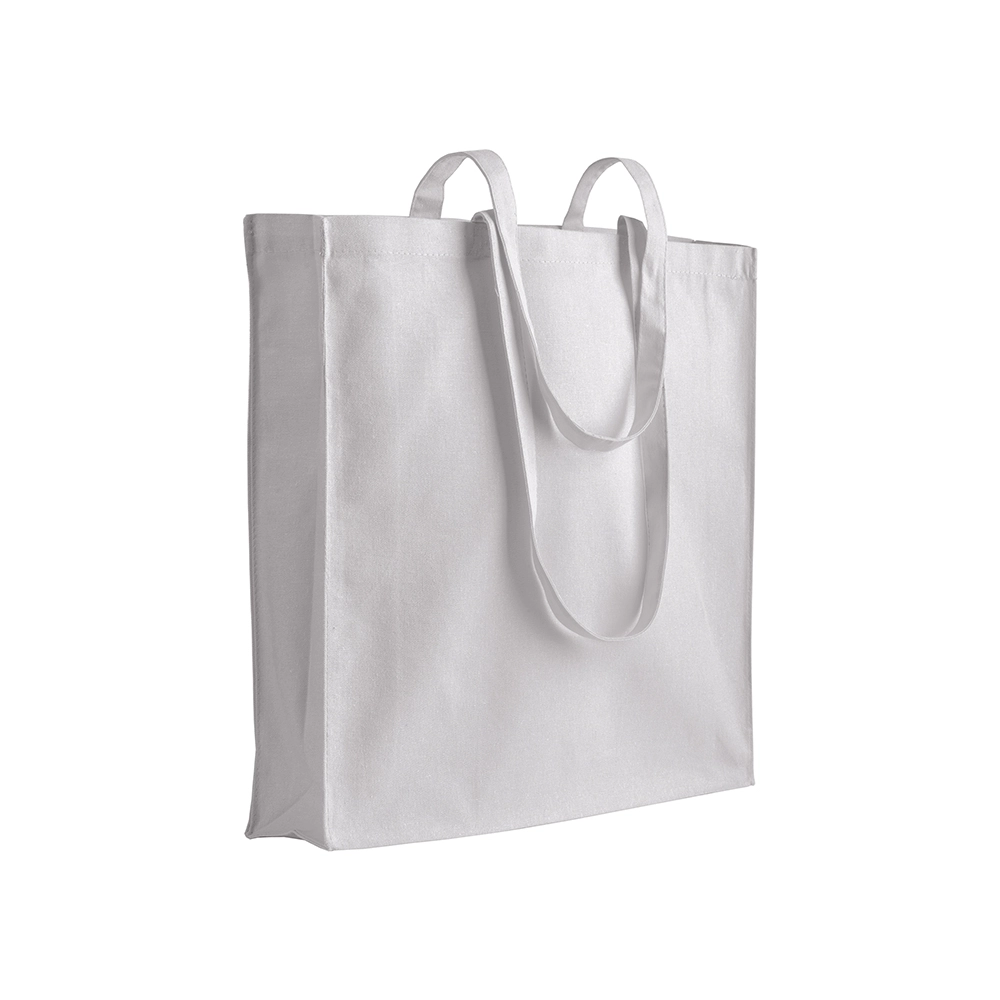 Immagine Shopper con soffietto in canvas 280 g/m2, manici lunghi