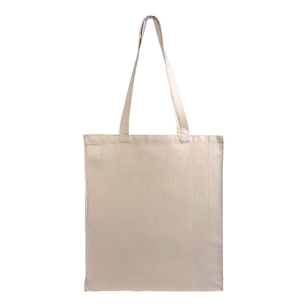 Immagine Shopper in Canvas, manici lunghi e soffietto, colore Naturale