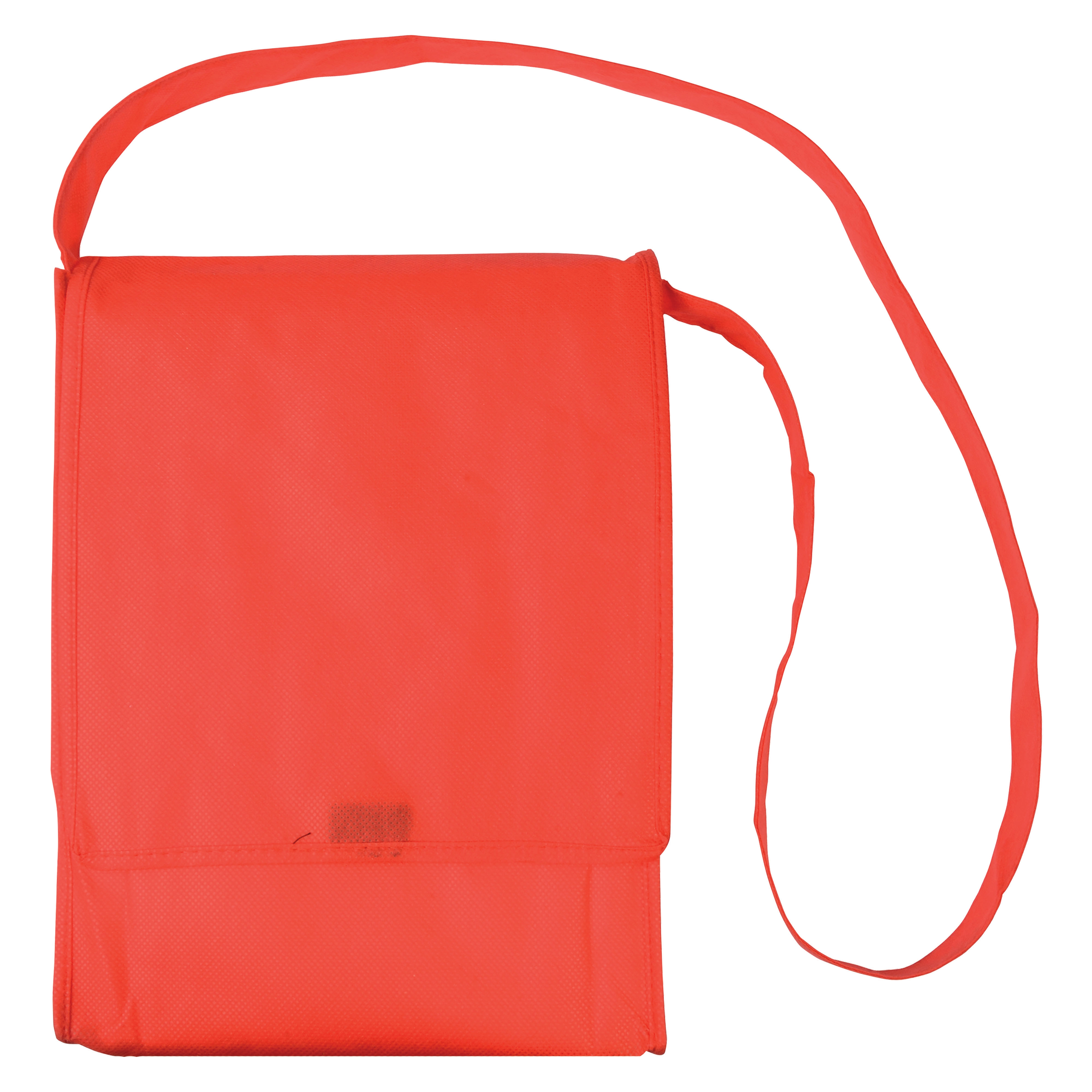 Immagine Shopper tascapane con soffietto in TNT 80 g/m2 cucito con tracolla