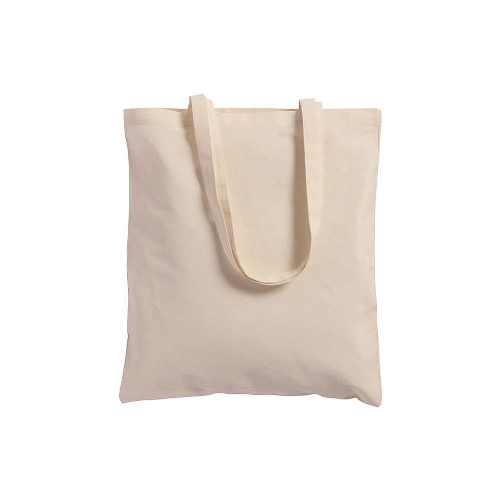 Immagine Shopper con soffietto in cotone 220 g/m2, manici lunghi