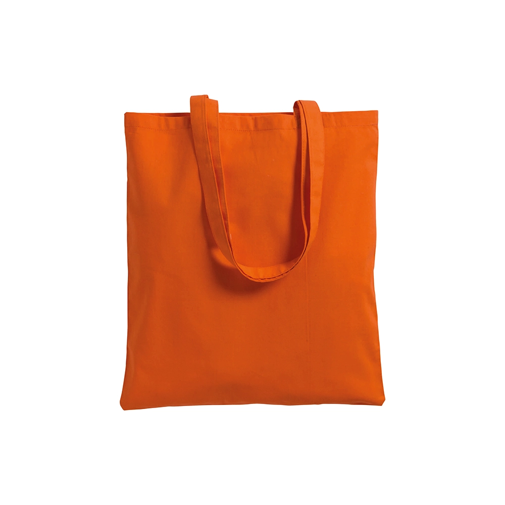 Immagine Shopper con soffietto in cotone 220 g/m2, manici lunghi