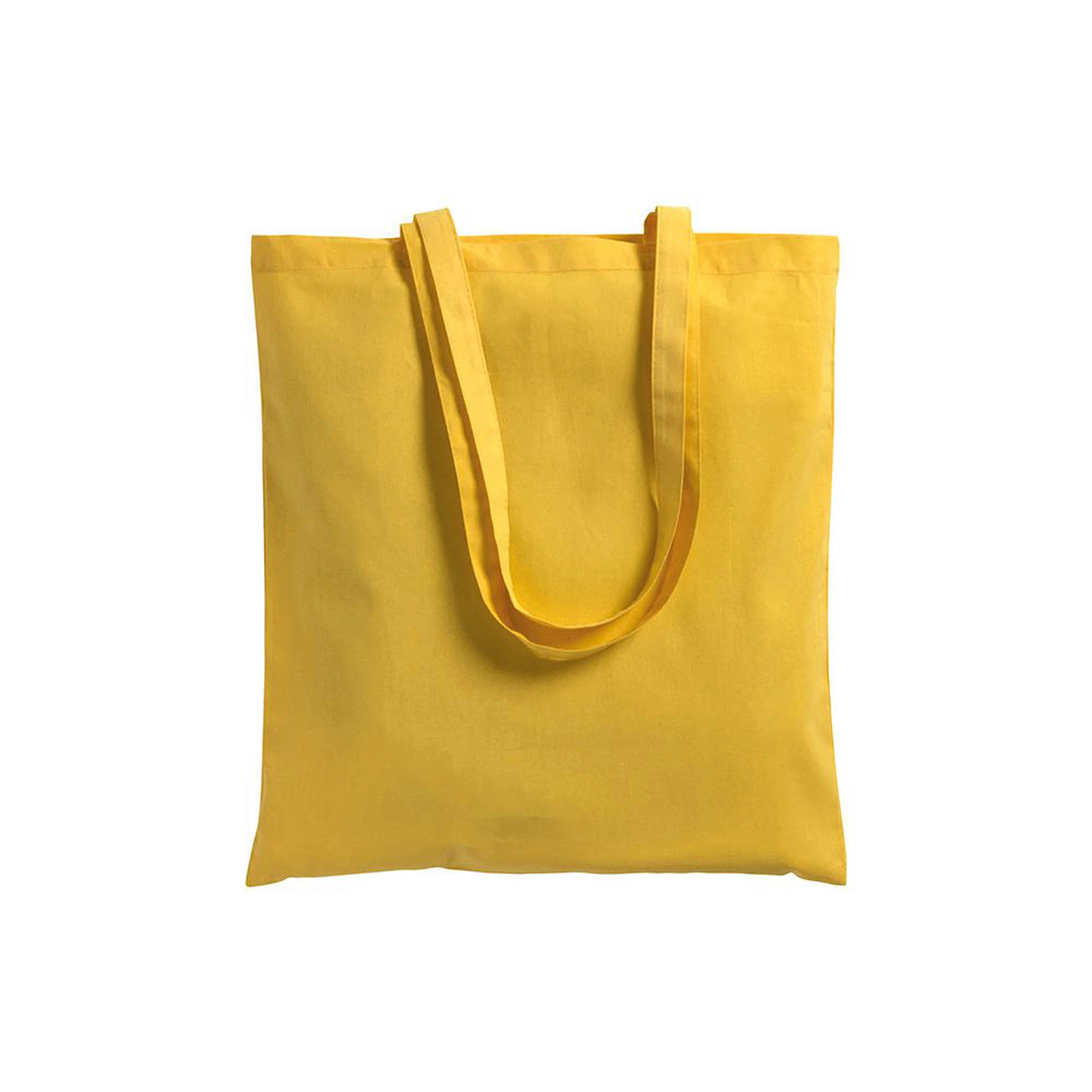 Immagine Shopper con soffietto in cotone 220 g/m2, manici lunghi