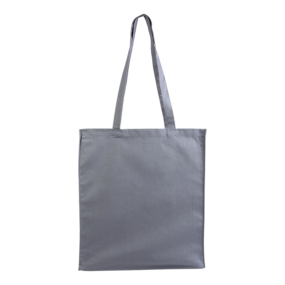 Immagine Shopper con soffietto in cotone 220 g/m2, manici lunghi