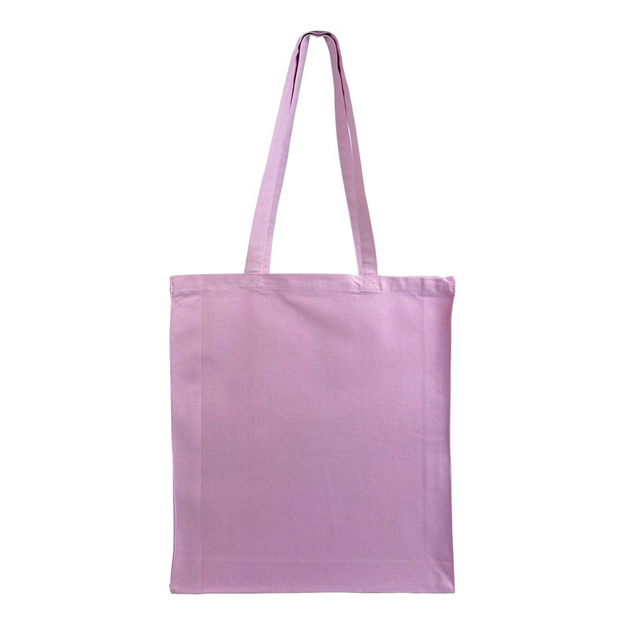 Immagine Shopper con soffietto in cotone 220 g/m2, manici lunghi